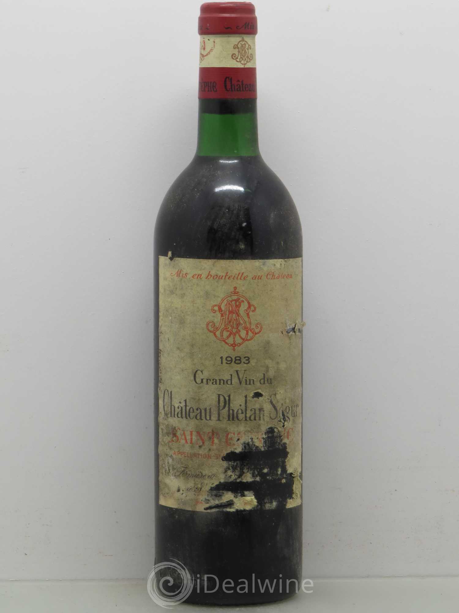 Château Phélan Ségur 1983 - Lot de 1 bouteille - 0
