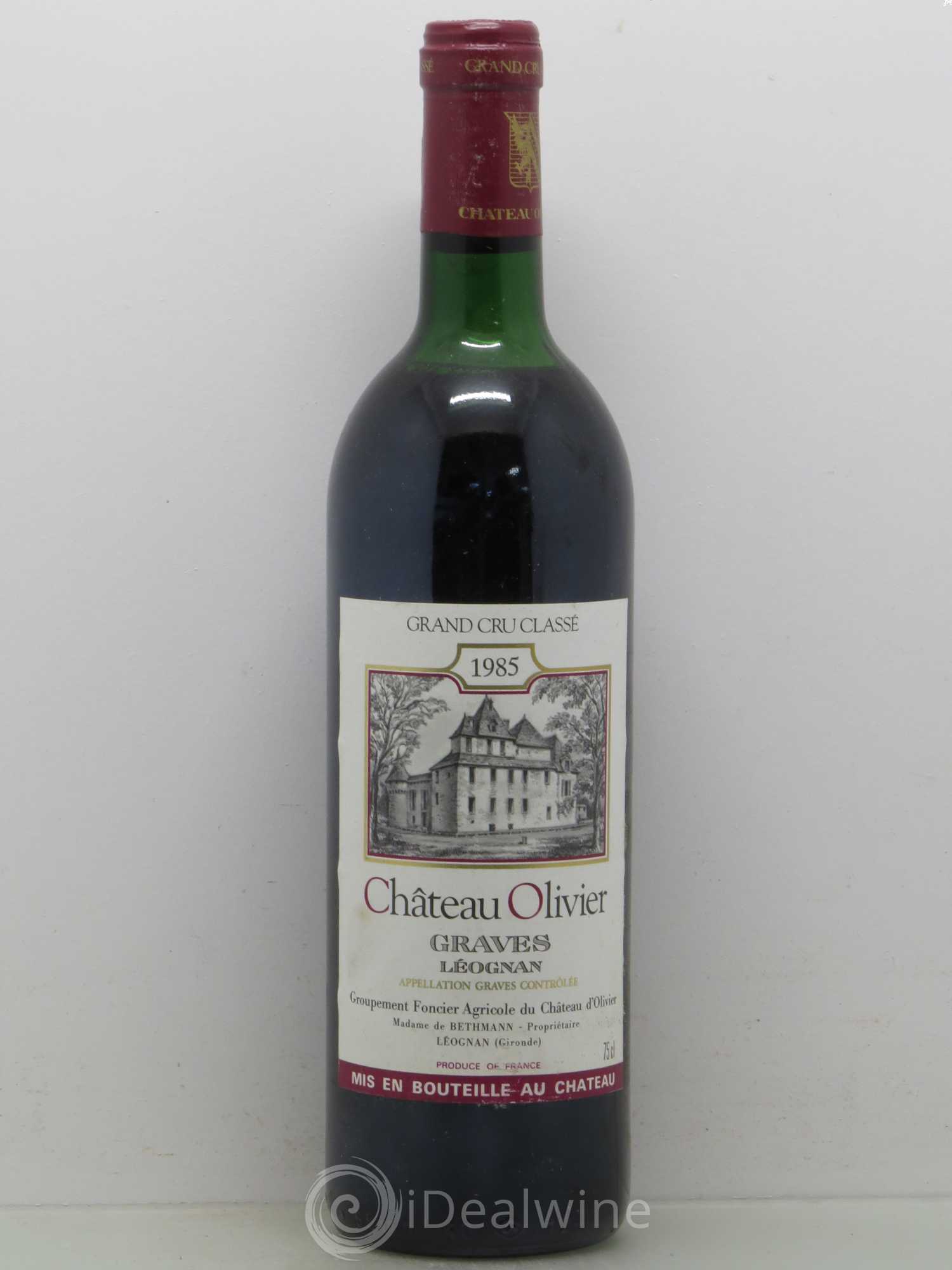 Château Olivier Cru Classé de Graves 1985 - Lot de 1 bouteille - 0