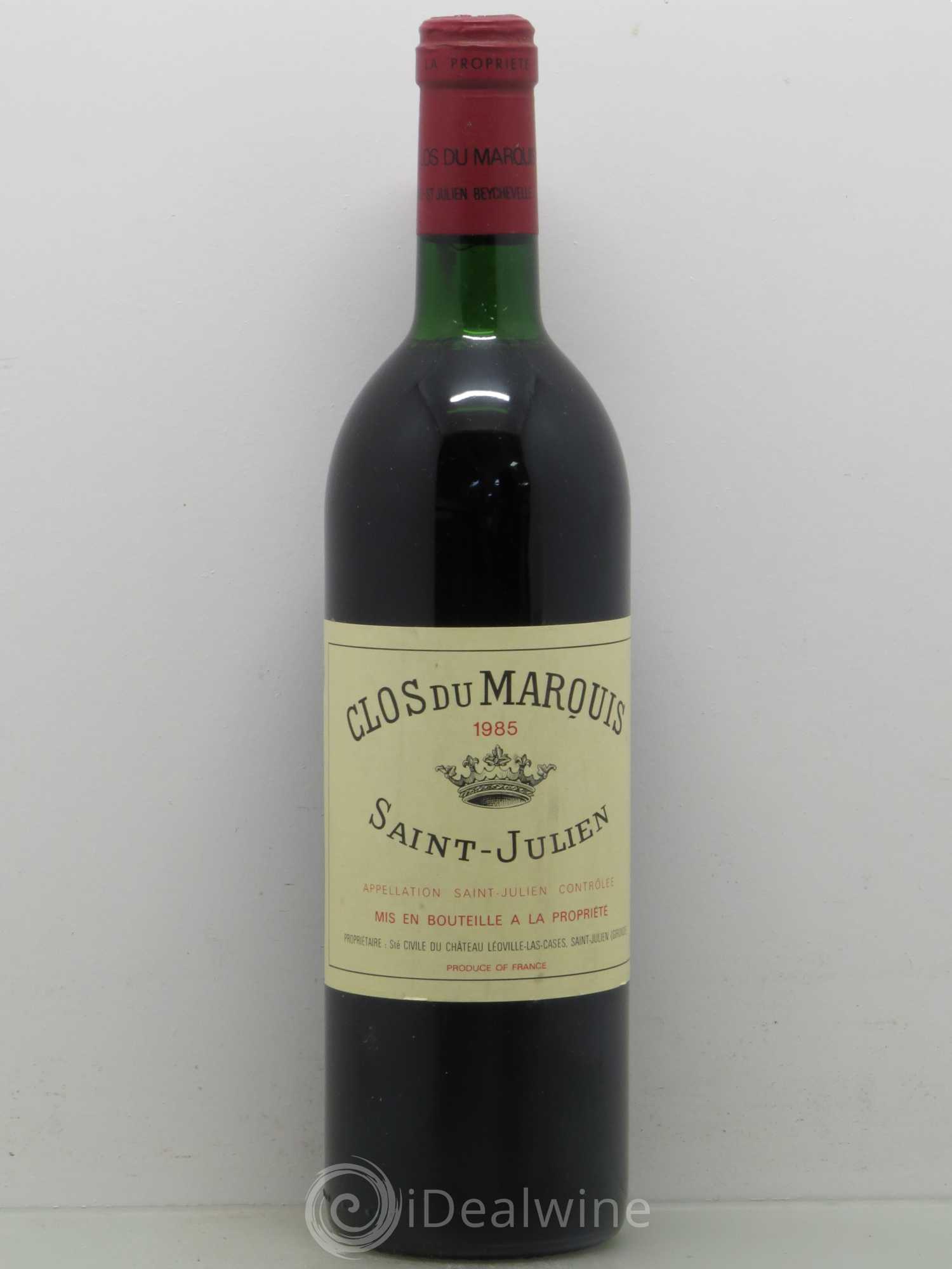 Clos du Marquis 1985 - Lot de 1 bouteille - 0