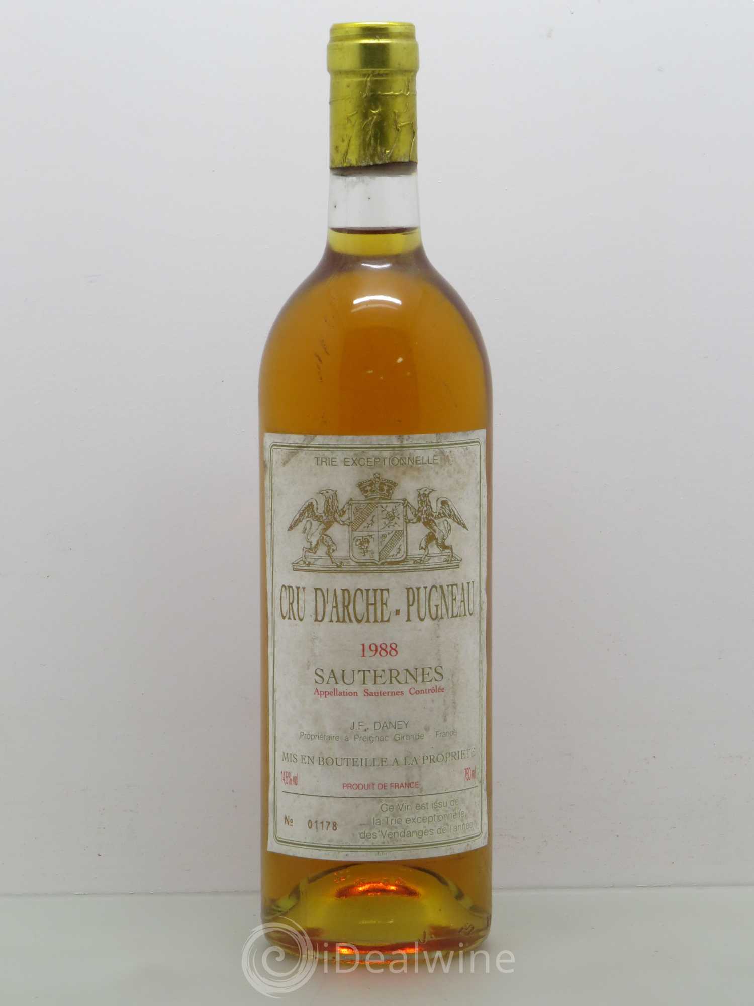 Cru d'Arche-Pugneau Trie Exceptionnelle 1988 - Lotto di 1 bottiglia - 0