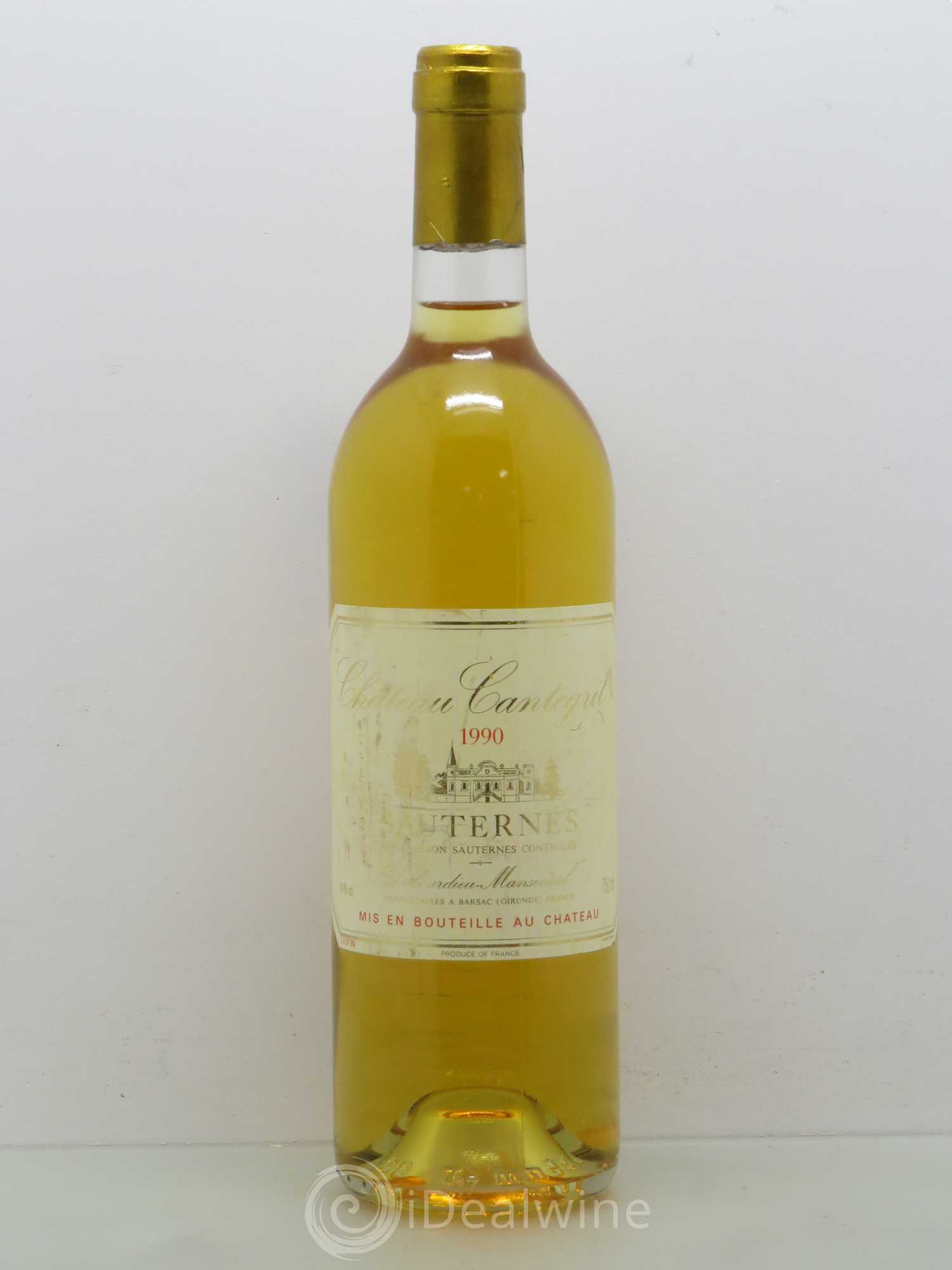 Château Cantegril 1990 - Lotto di 1 bottiglia - 0
