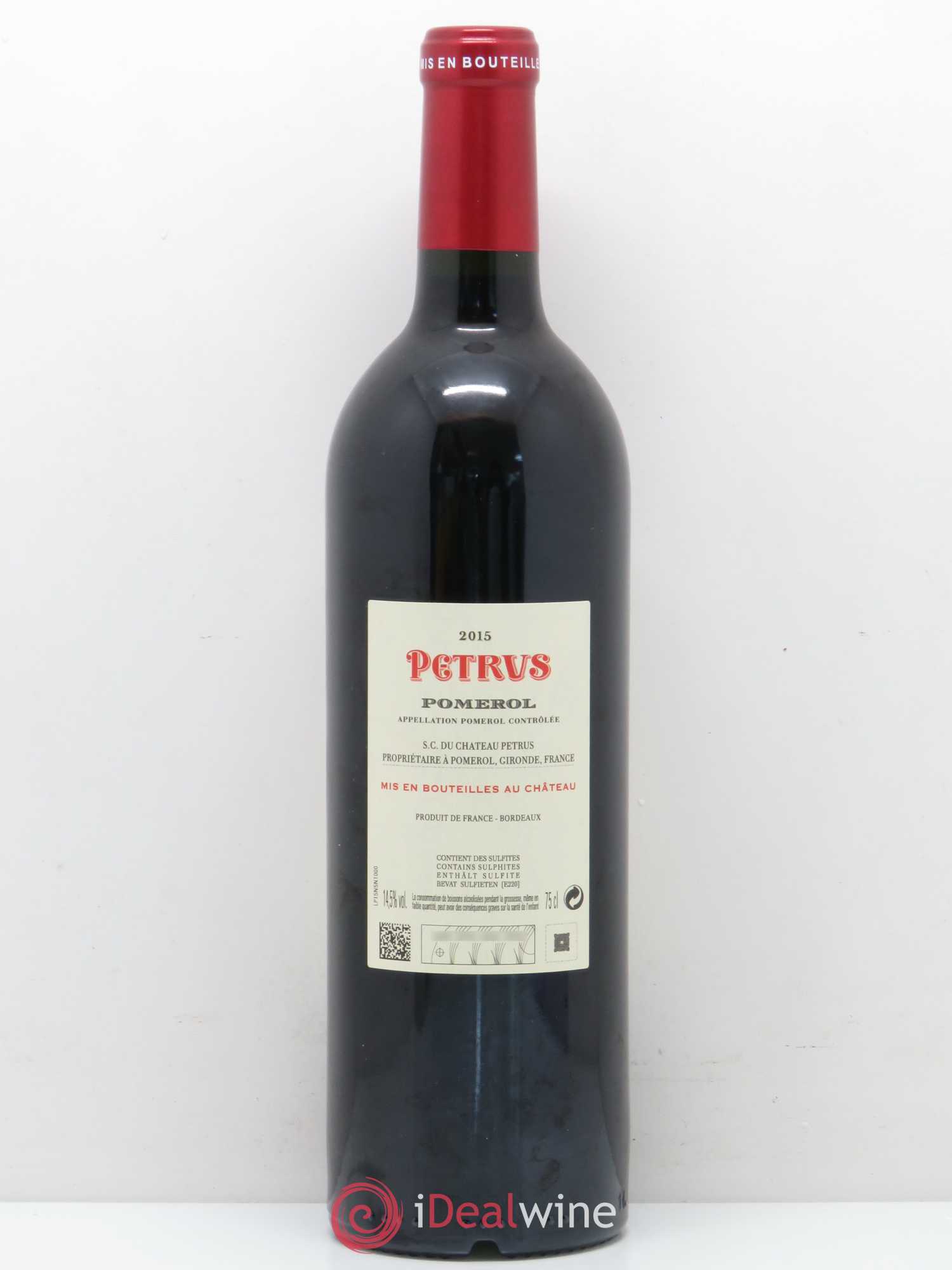 Petrus 2015 - Lot de 1 bouteille - 1