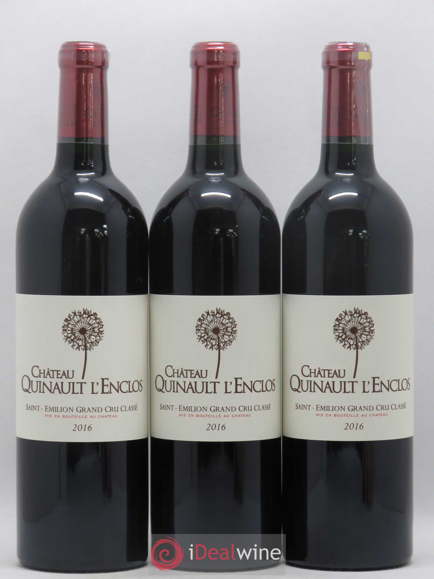 Château Quinault L'Enclos (sans prix de réserve) 2016 - Lot de 3 bouteilles - 0