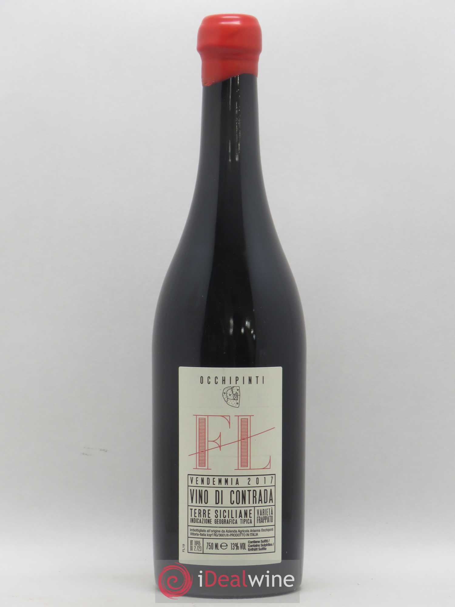 IGT Sicile Terre Siciliane FL Frappato Occhipinti 2017 - Posten von 1 Flasche - 0