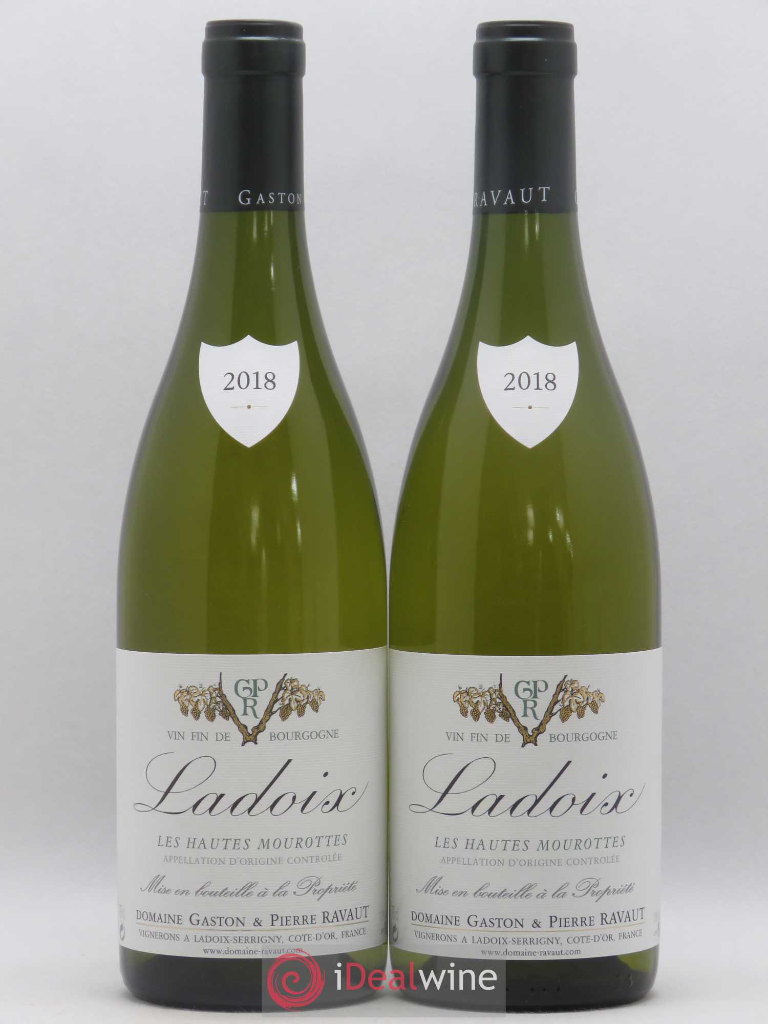 Ladoix Les Hautes Mourottes Domaine Gaston et Pierre Ravaut 2018 - Lot de 2 bouteilles - 0