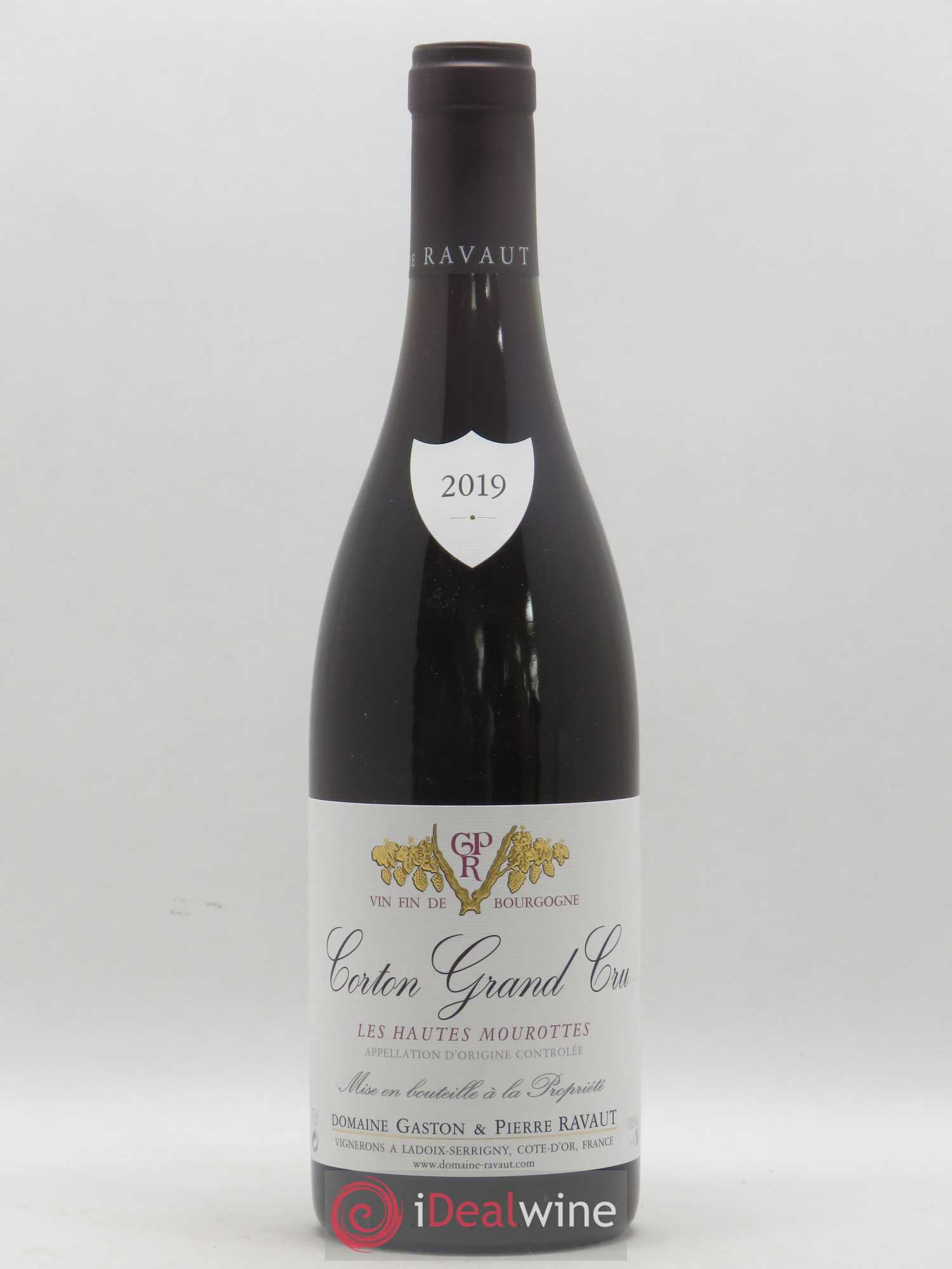 Corton Grand Cru Les Hautes Mourottes Gaston et Pierre Ravault 2019 - Posten von 1 Flasche - 0