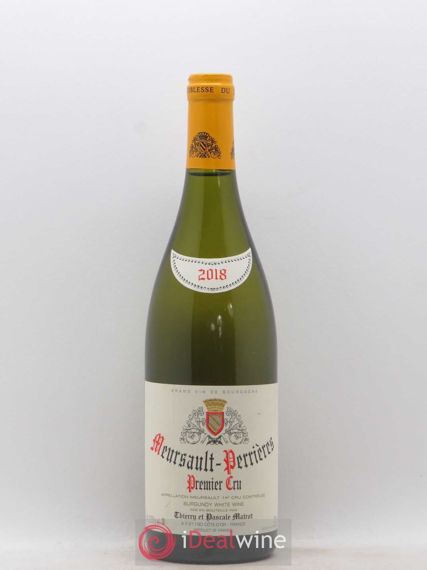 Meursault 1er Cru Perrières Matrot (Domaine) 2018 - Lot de 1 bouteille - 0
