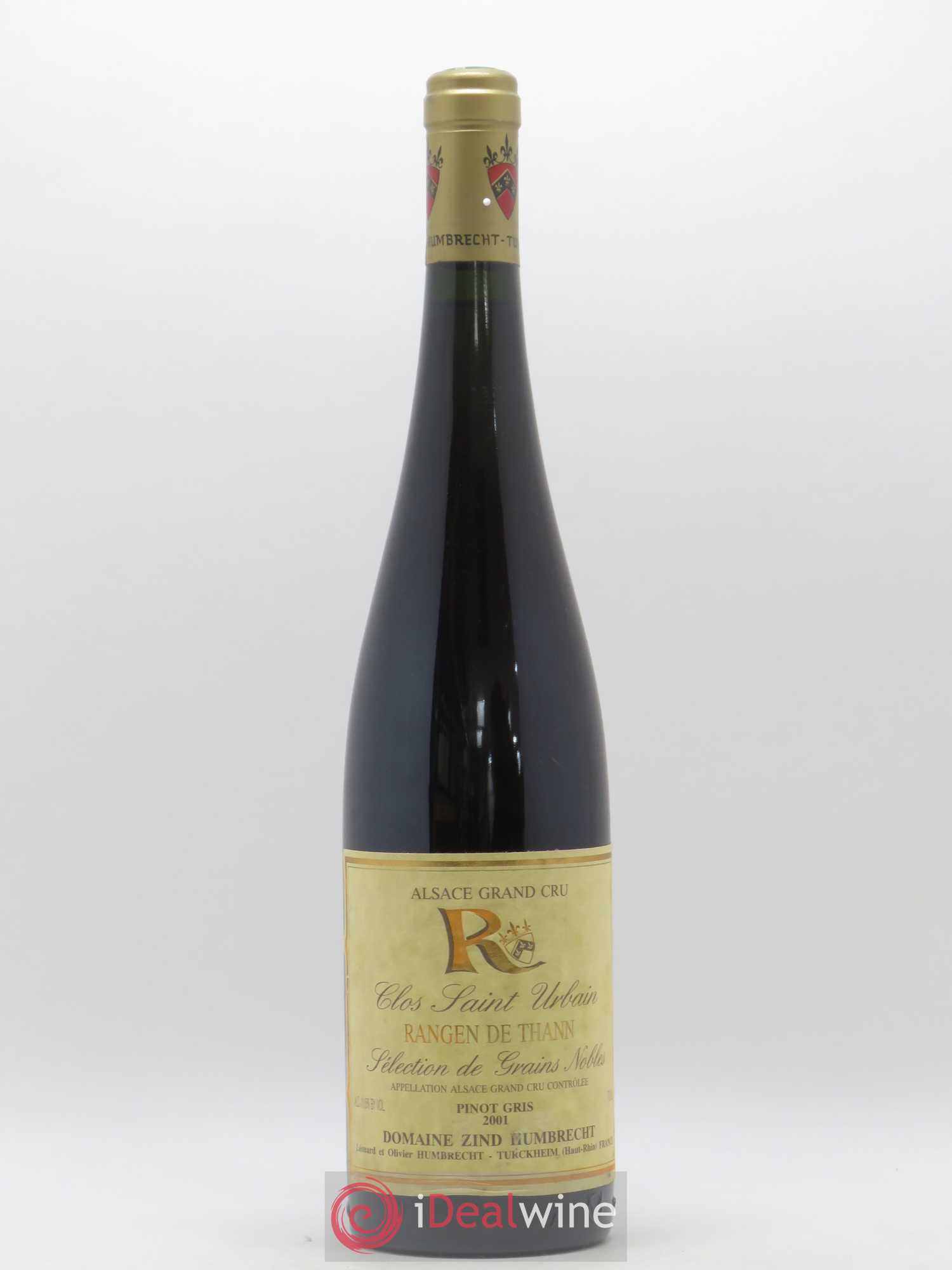 Alsace Pinot Gris Sélection de Grains Nobles Grand Cru Rangen de Thann Clos Saint-Urbain Zind-Humbrecht (Domaine) 2001 - Lotto di 1 bottiglia - 0