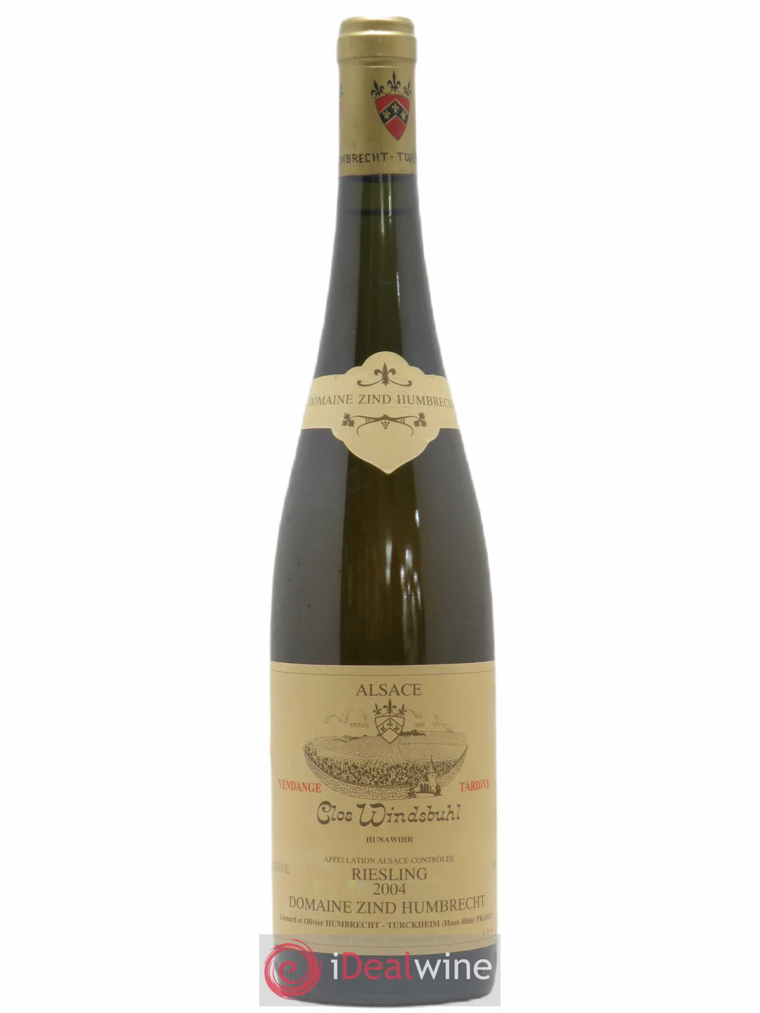 Alsace Riesling Clos Windsbuhl Zind-Humbrecht (Domaine) Vendanges tardives 2004 - Posten von 1 Flasche - 0