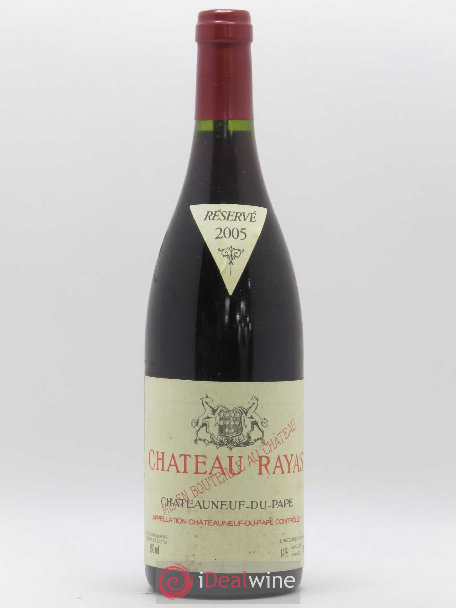 Châteauneuf-du-Pape Château Rayas Emmanuel Reynaud 2005 - Lot de 1 bouteille - 0