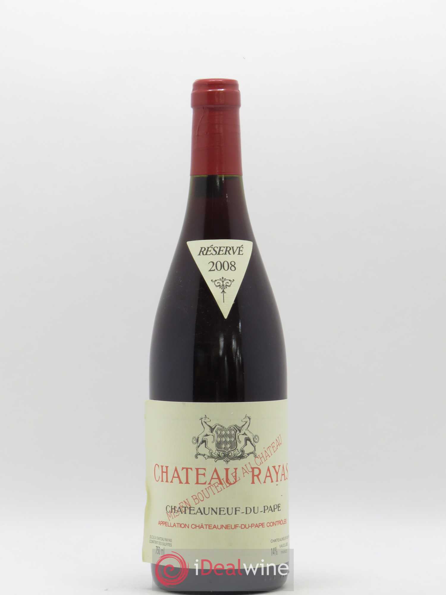 Châteauneuf-du-Pape Château Rayas Emmanuel Reynaud 2008 - Lot de 1 bouteille - 0