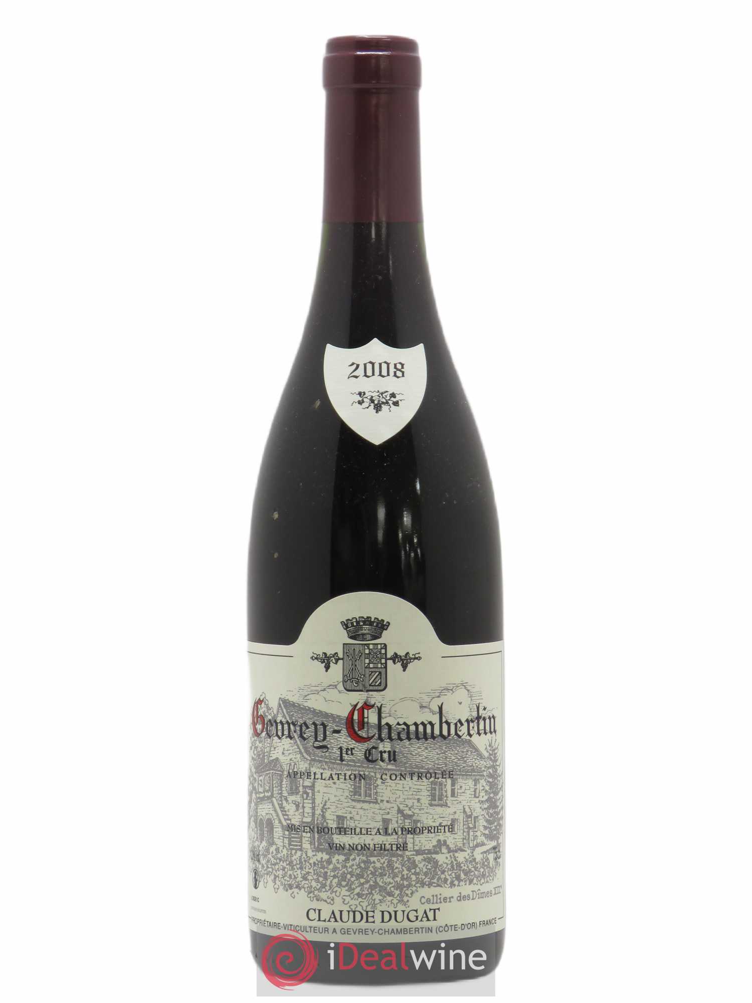 Gevrey-Chambertin 1er Cru Claude Dugat 2008 - Lot de 1 bouteille - 0