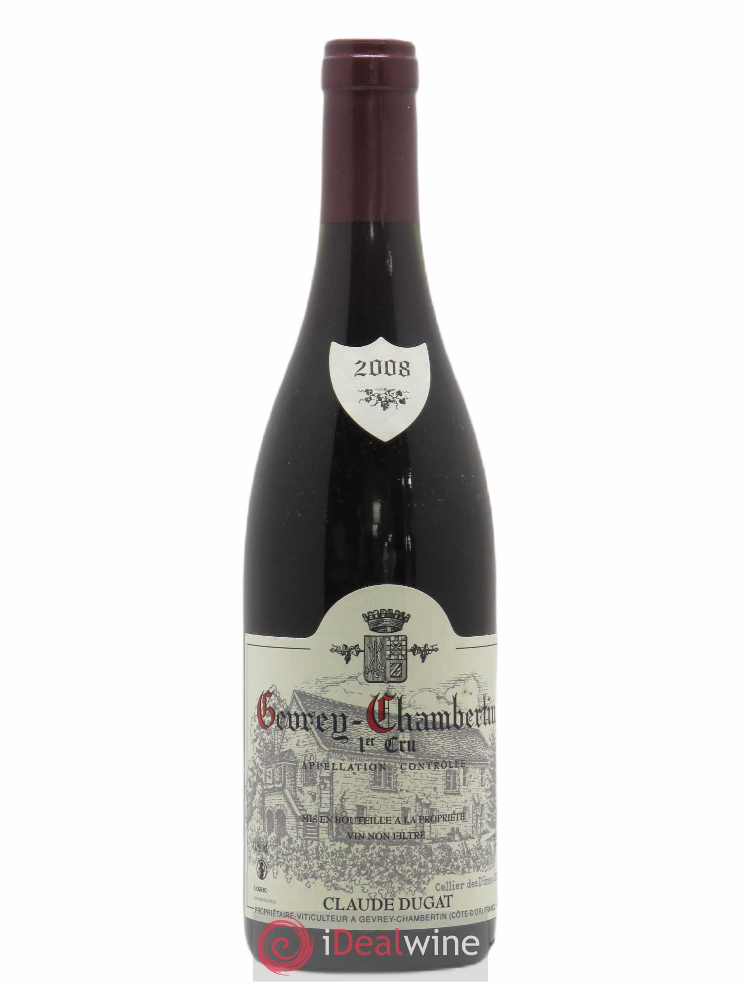 Gevrey-Chambertin 1er Cru Claude Dugat 2008 - Lot de 1 bouteille - 0