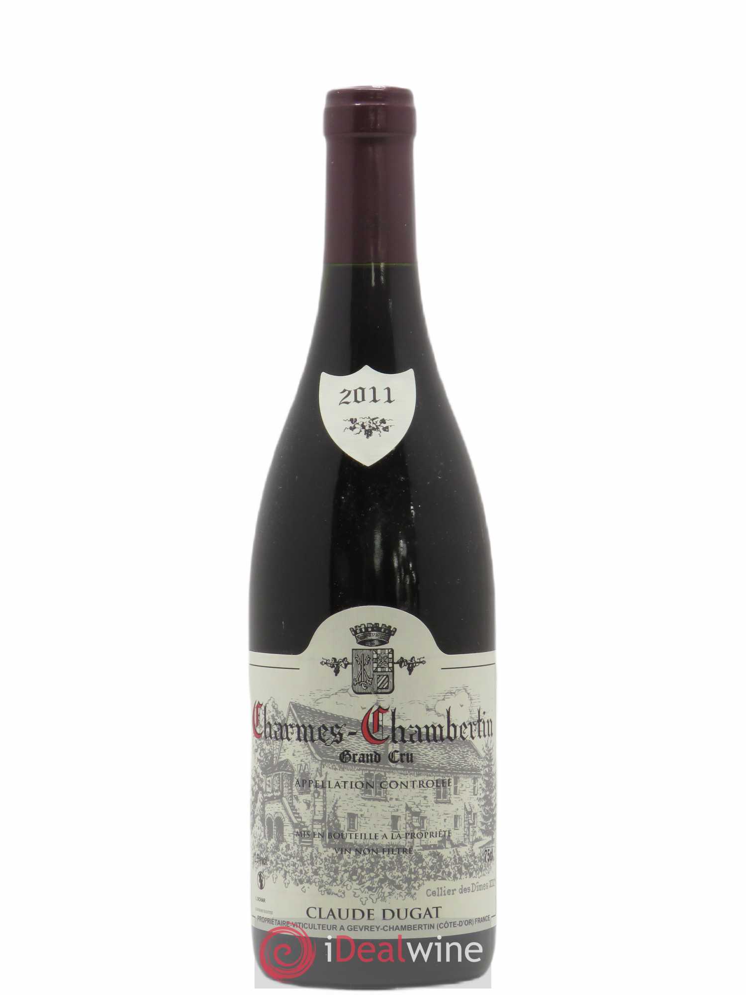 Charmes-Chambertin Grand Cru Claude Dugat 2011 - Lot de 1 bouteille - 0