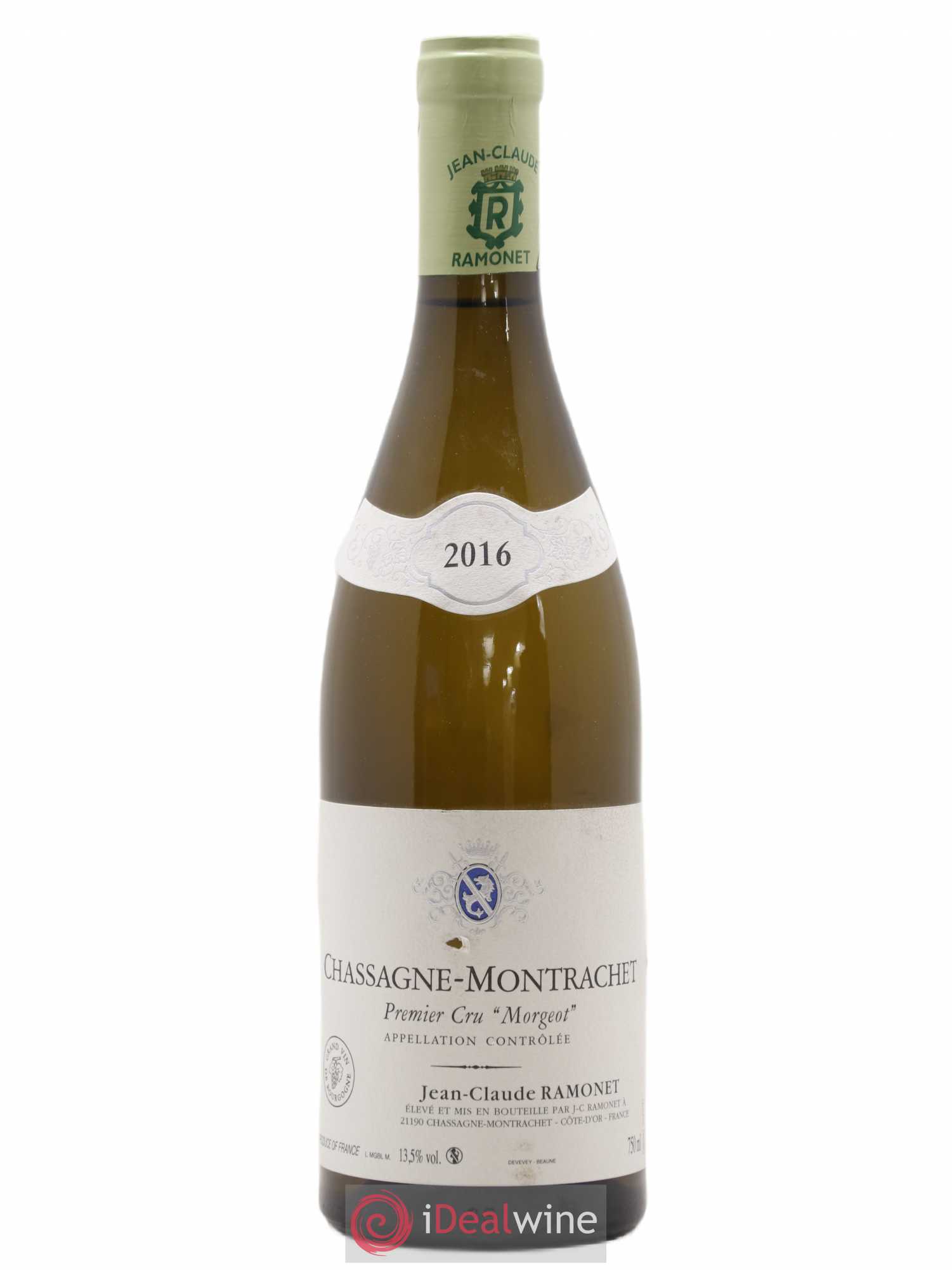 Chassagne-Montrachet 1er Cru Morgeot Ramonet (Domaine) 2016 - Lot de 1 bouteille - 0