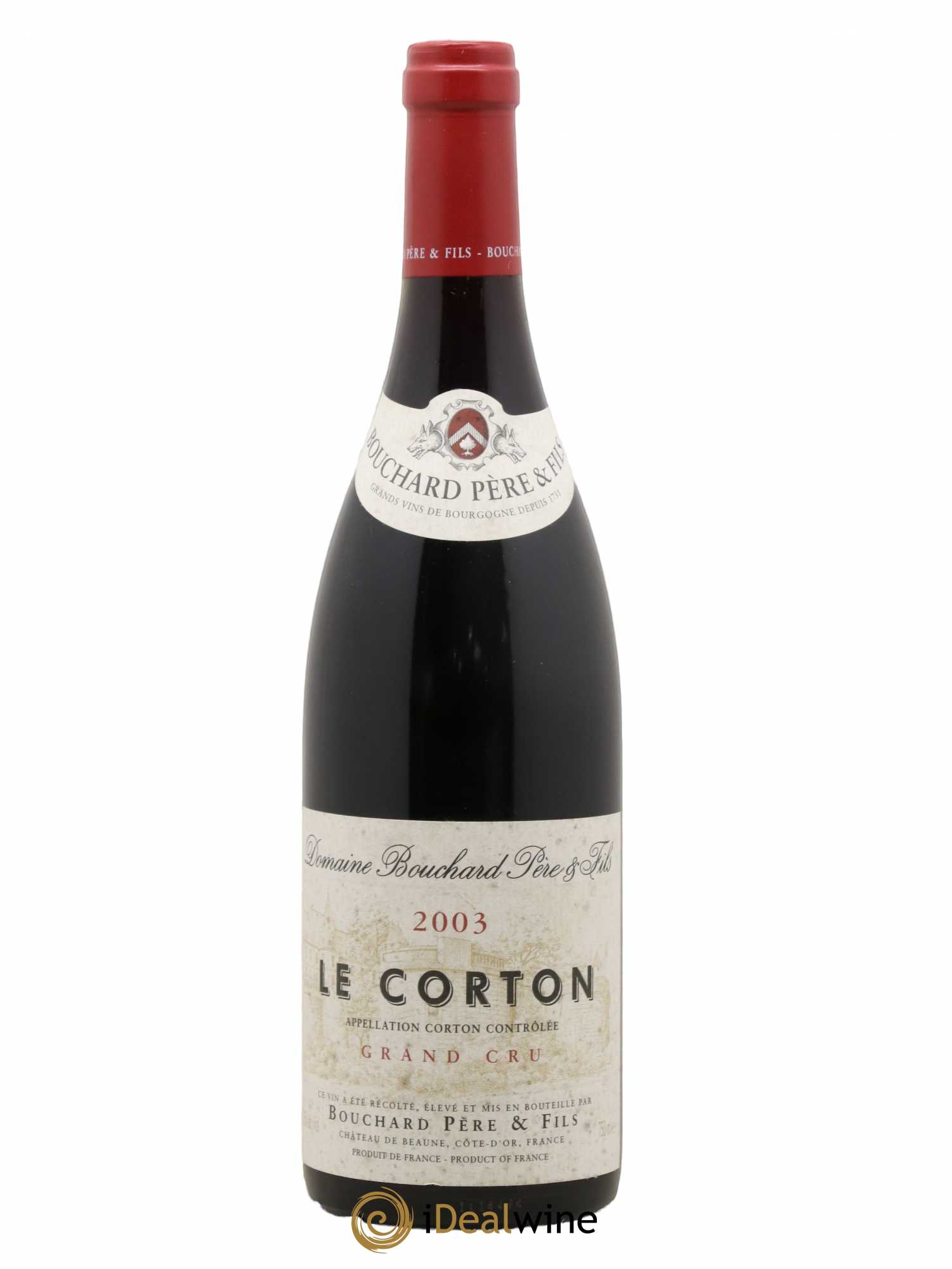Corton Grand Cru Le Corton Bouchard Père & Fils 2003 - Lot de 1 bouteille - 0