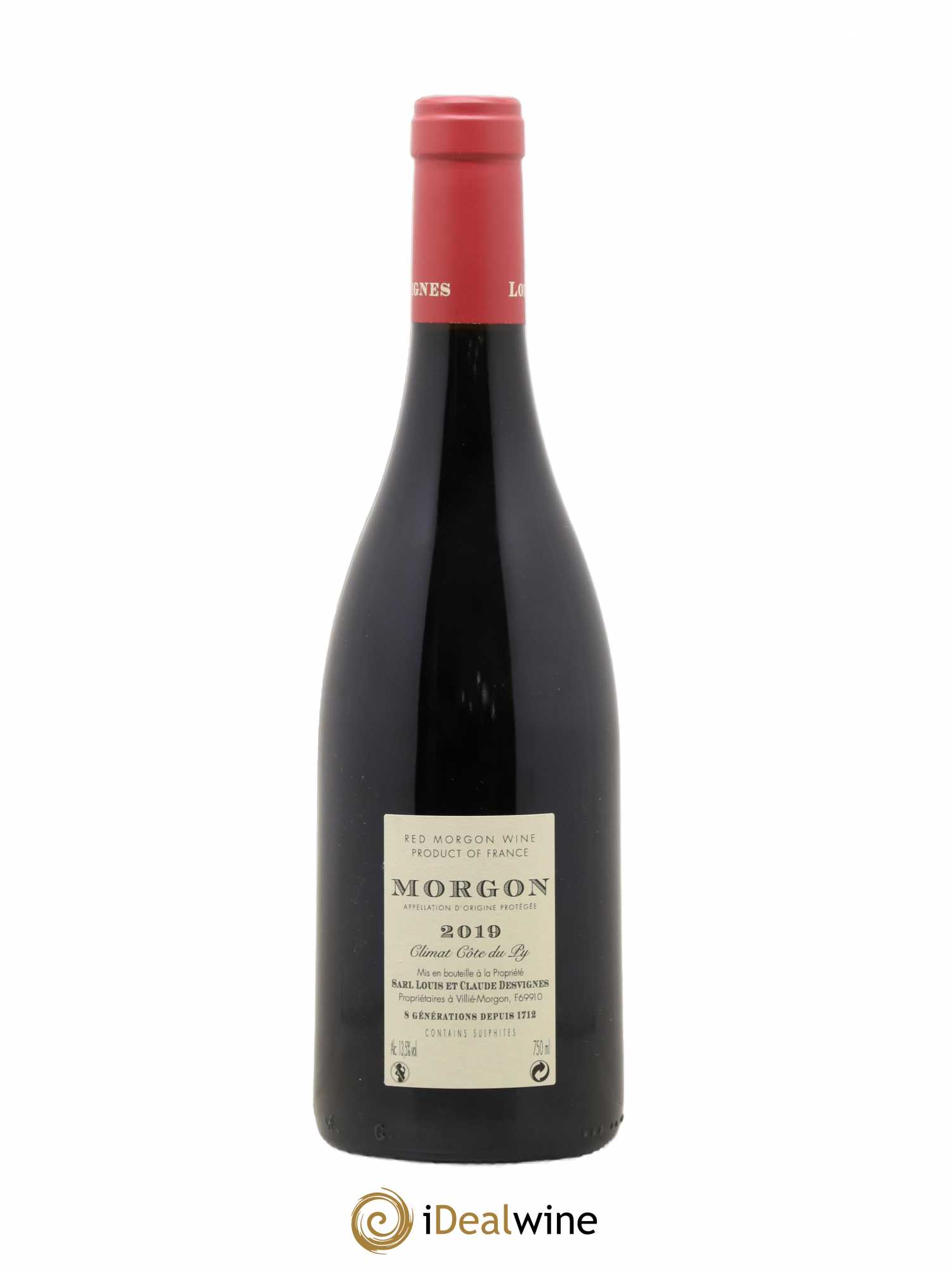 Morgon Côte du Py Louis-Claude Desvignes 2019 - Lot de 1 bouteille - 1