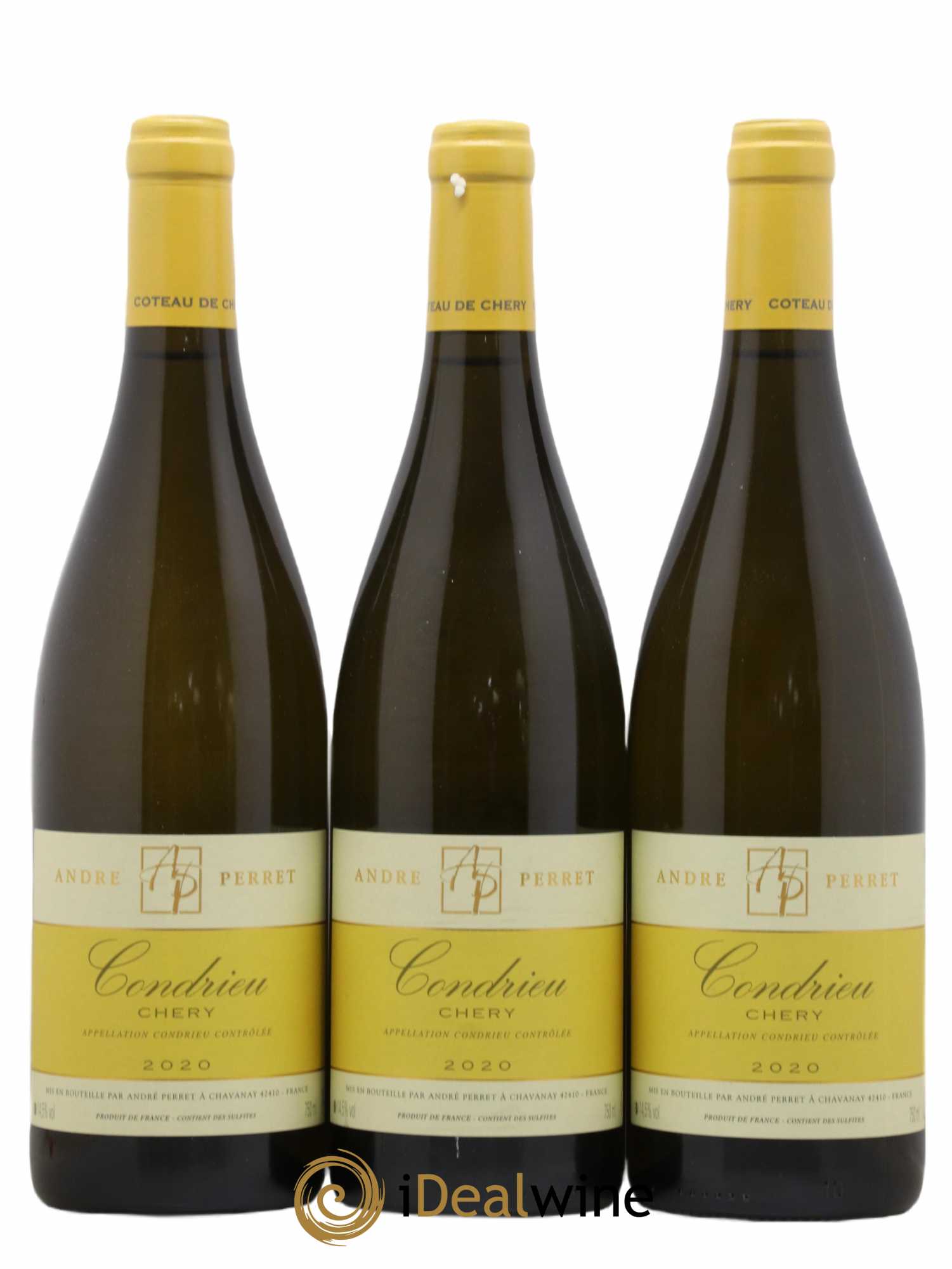 Condrieu Chery André Perret 2020 - Lot de 3 bouteilles - 0