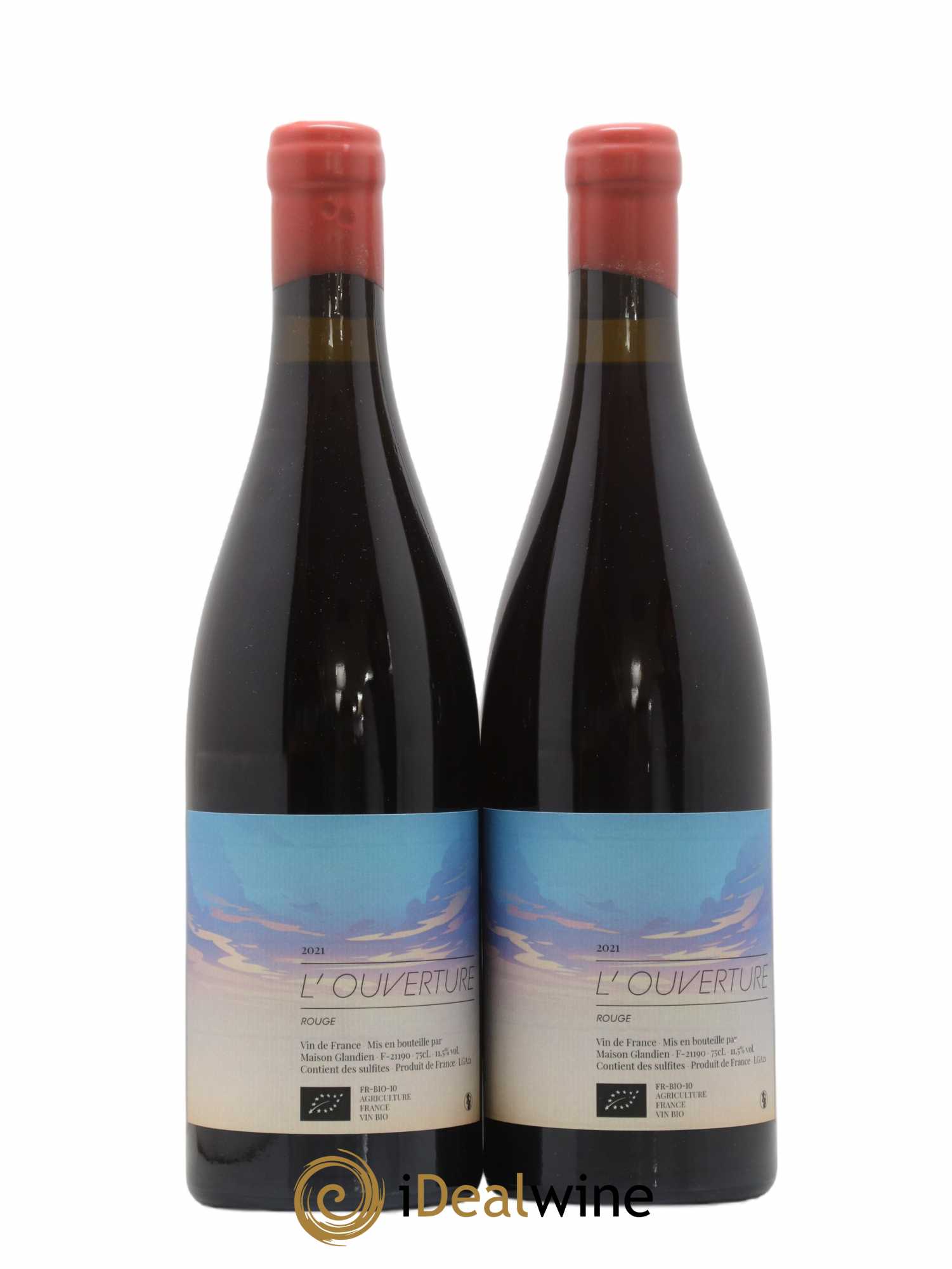 Vin de France L'Ouverture Maison Glandien 2021 - Lot de 2 bouteilles - 0
