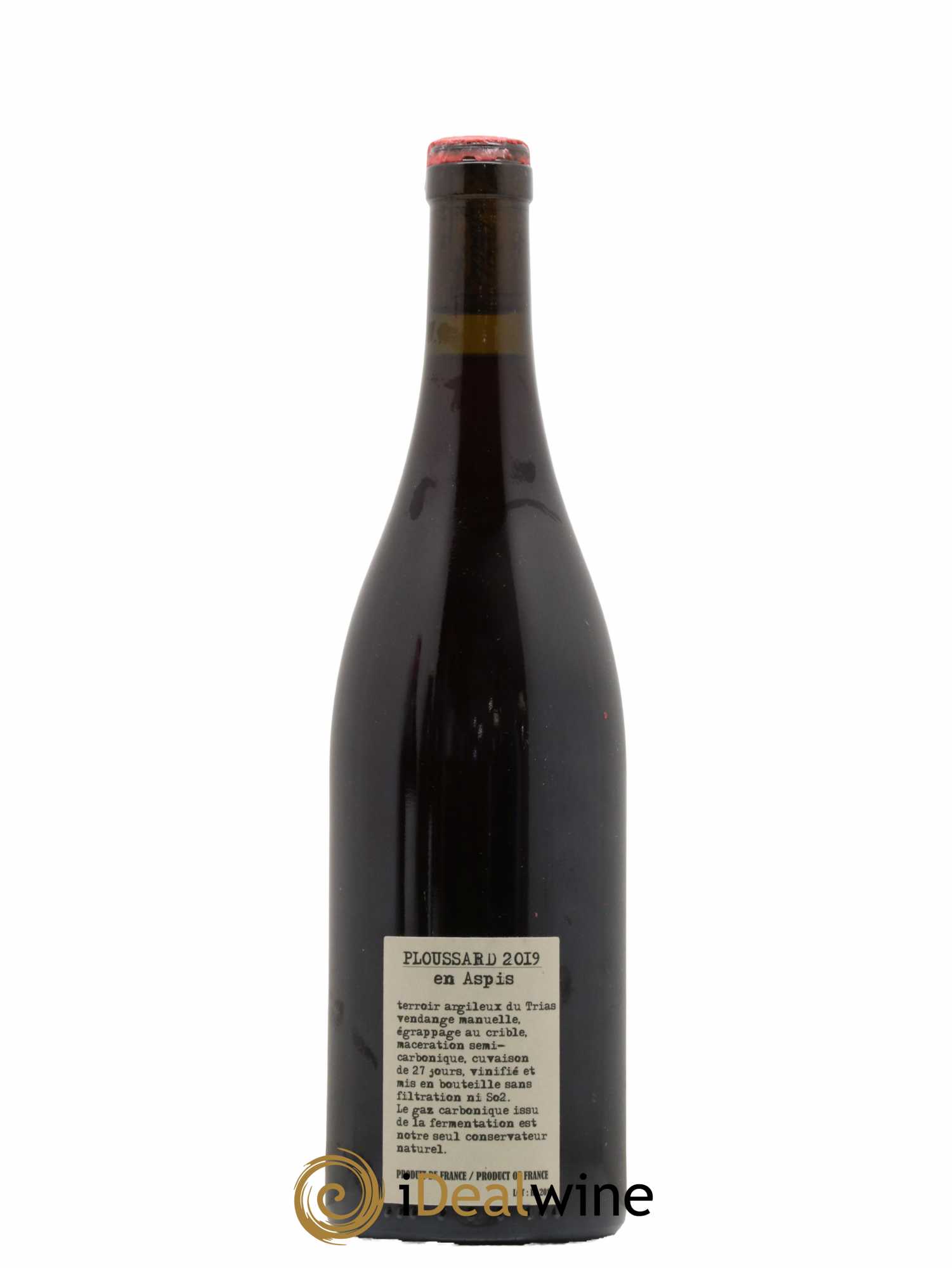 Arbois-Pupillin Ploussard En Aspis Adeline Houillon & Renaud Bruyère 2019 - Lot de 1 bouteille - 1