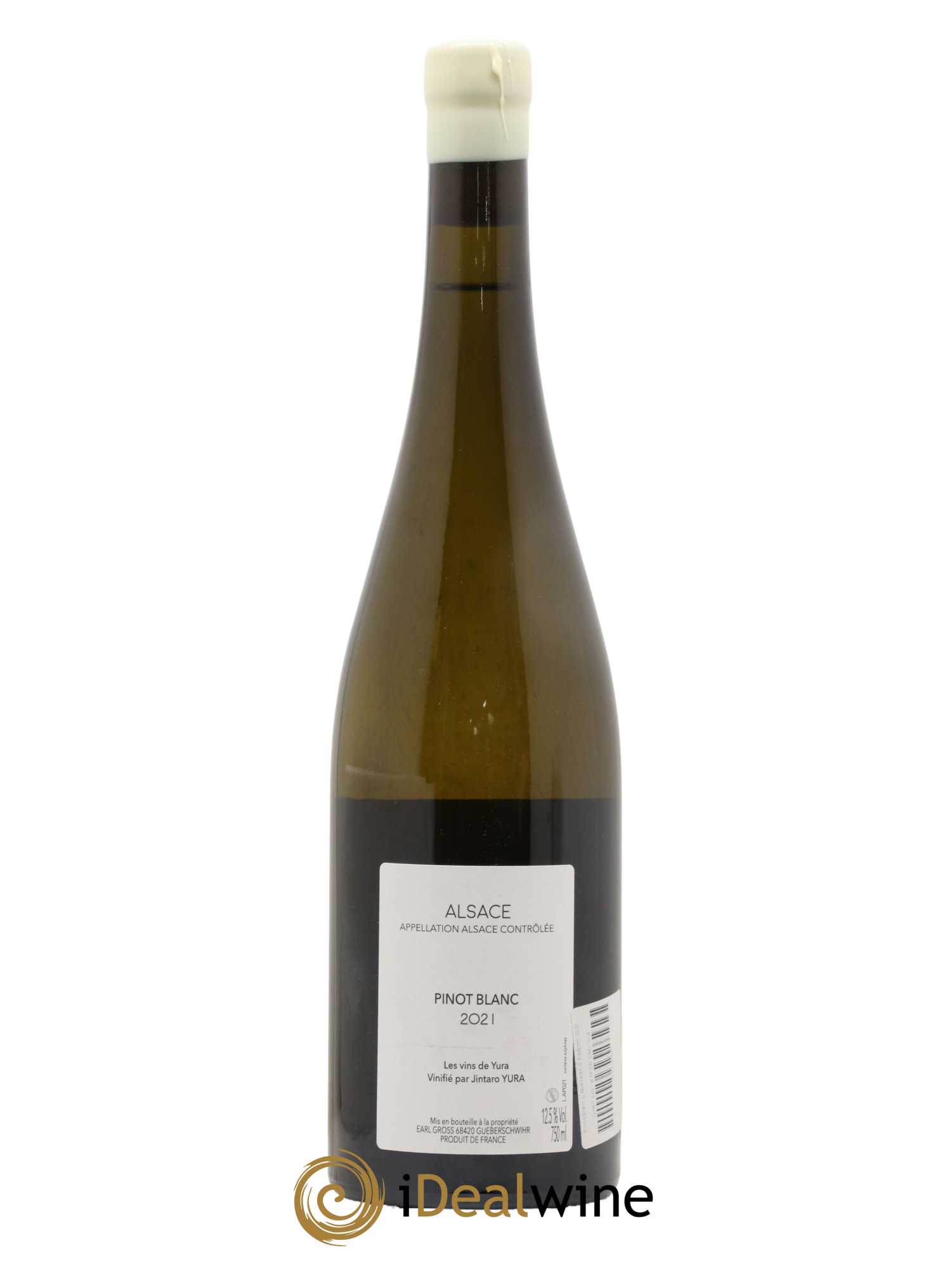 Alsace Pinot Blanc L'Abeille et le Papillon Jintaro Yura 2021 - Lot of 1 bottle - 1