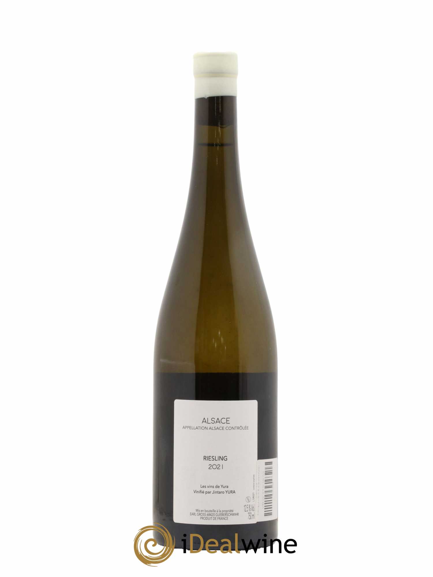 Alsace Riesling Le Silence et la Résonance Jintaro Yura 2021 - Lot de 1 bouteille - 1