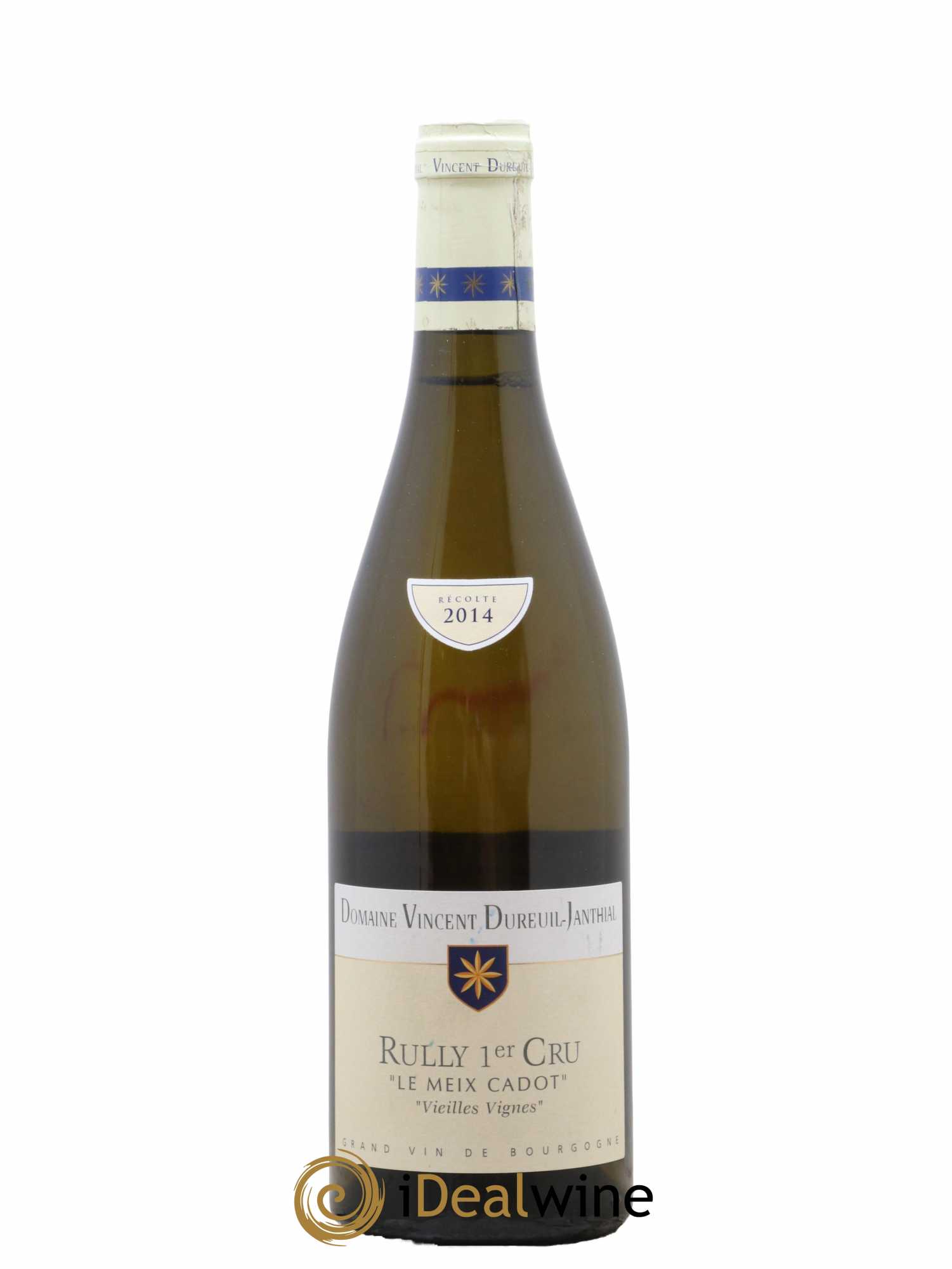 Rully 1er Cru Le Meix Cadot Vieilles Vignes Vincent Dureuil-Janthial 2014 - Lot de 1 bouteille - 0