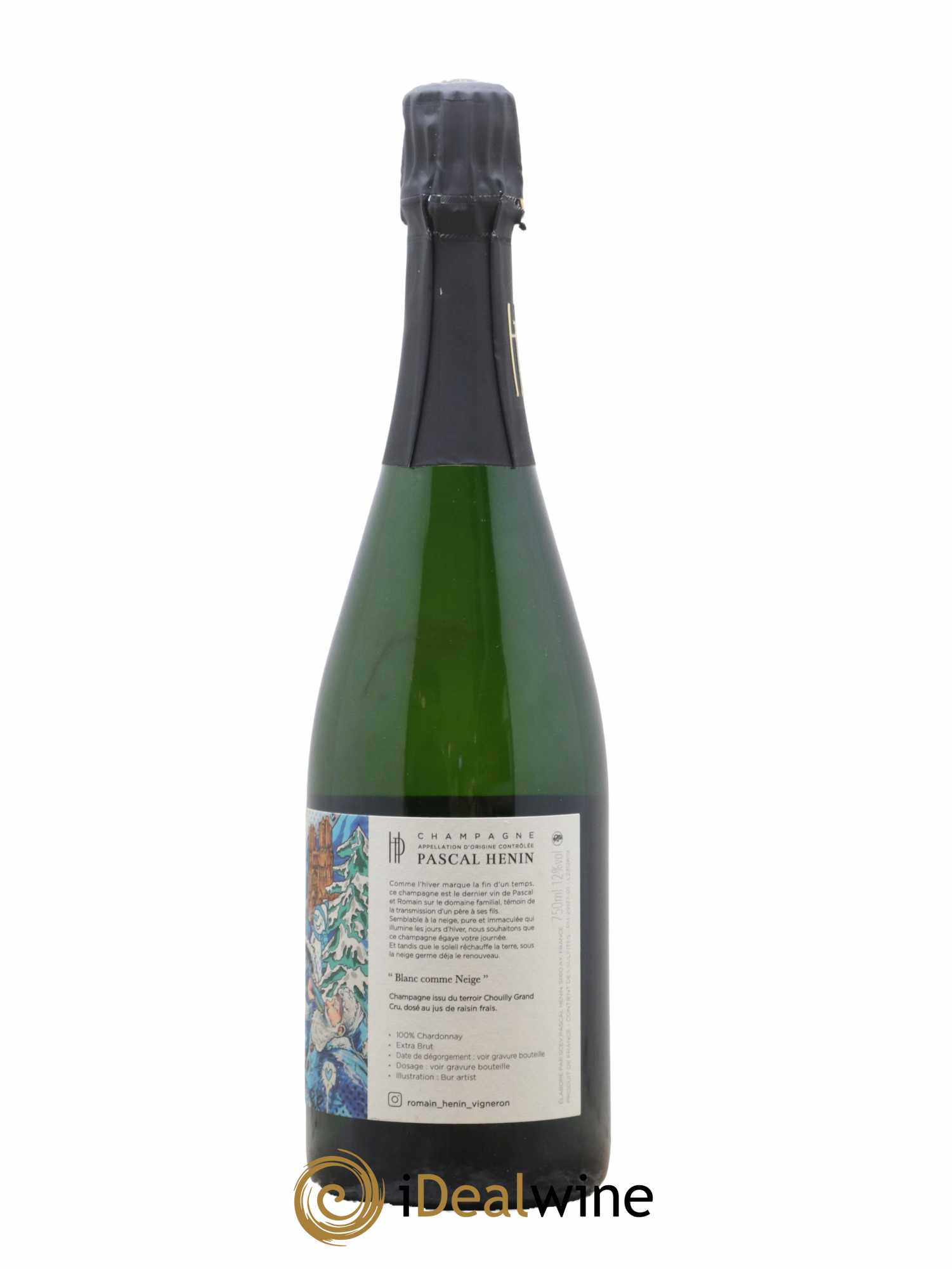 Blanc Comme Neige Pascal Henin - Romain Henin - Lot de 1 bouteille - 1