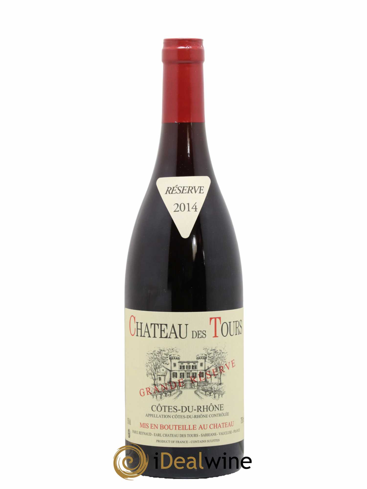 Côtes-du-Rhône Château des Tours Grande Réserve Emmanuel Reynaud 2014 - Lot de 1 bouteille - 0