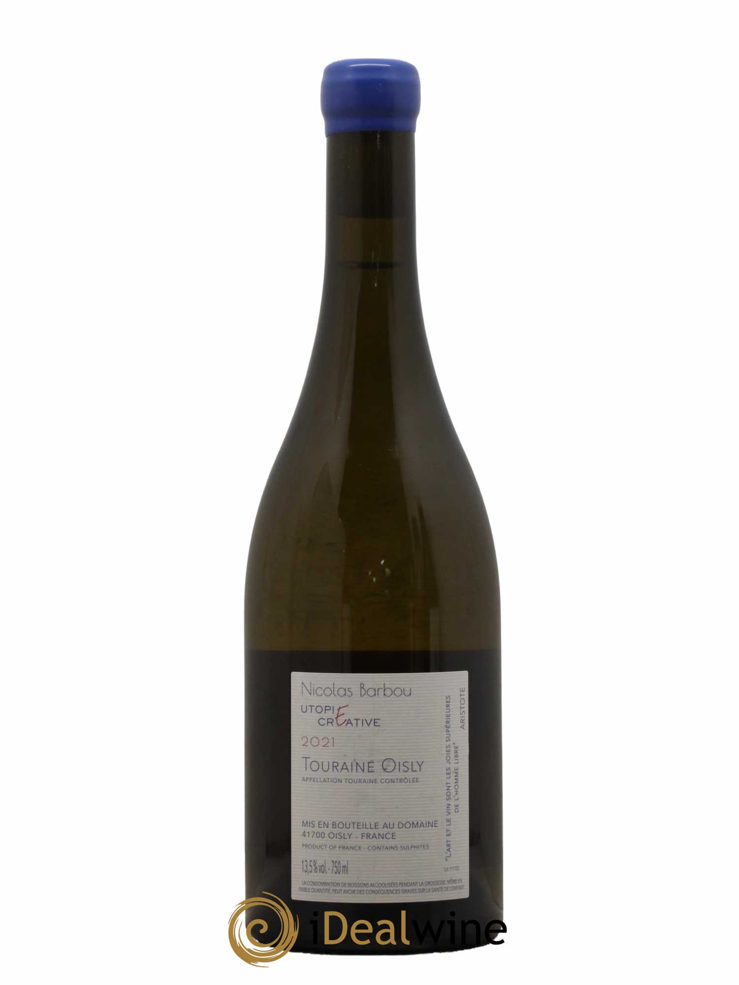 Touraine-Oisly Utopie Créative Nicolas Barbou 2021 - Posten von 1 Flasche - 1