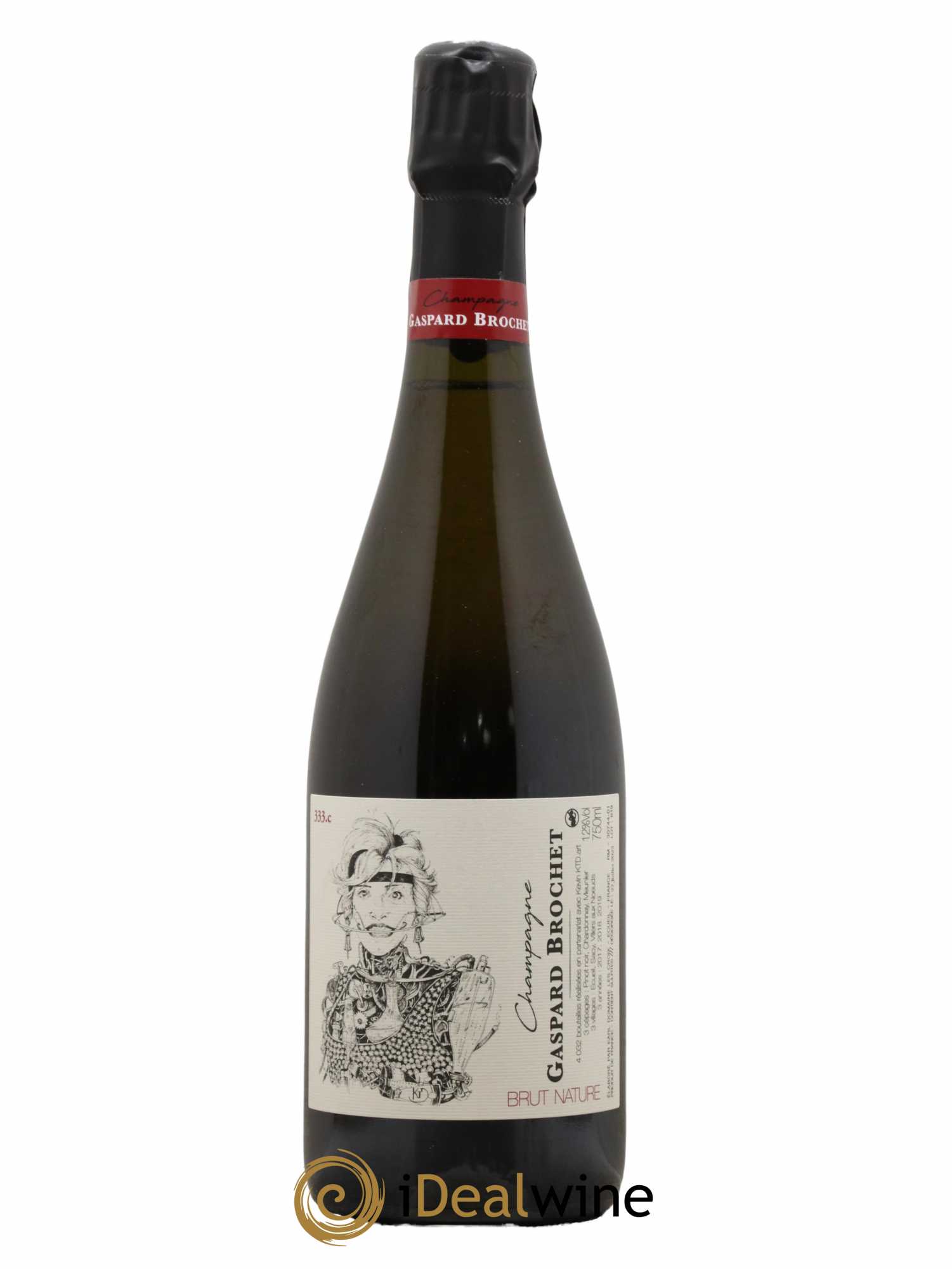 Champagne Brut Nature Gaspard Brochet - Lotto di 1 bottiglia - 0