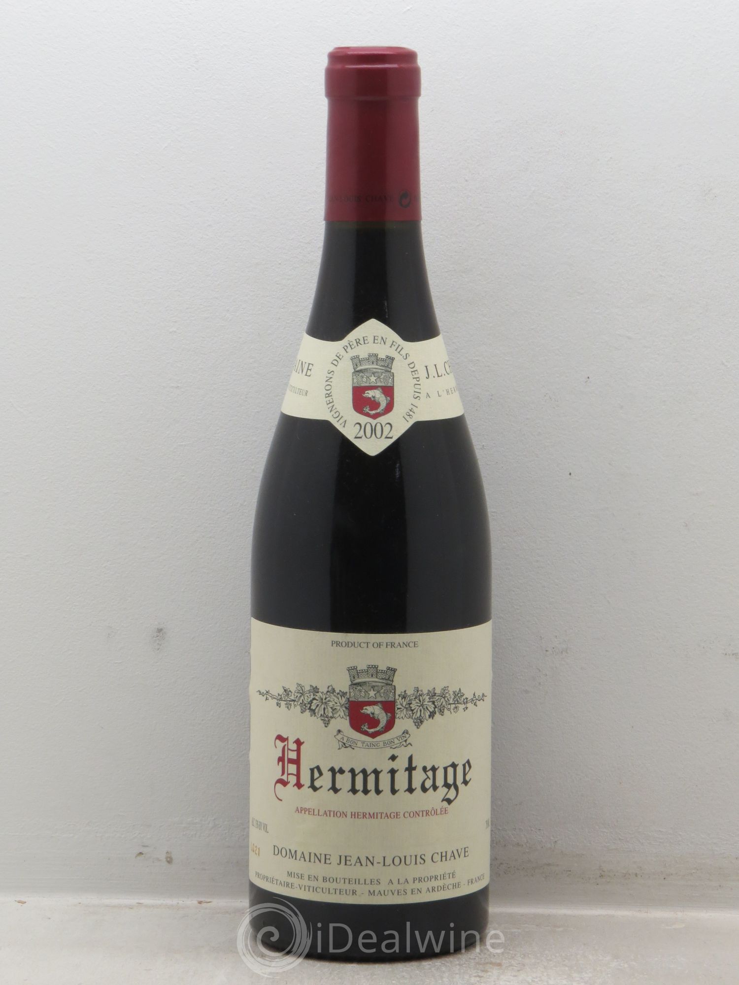 Hermitage Jean-Louis Chave 2002 - Lot de 1 bouteille - 0