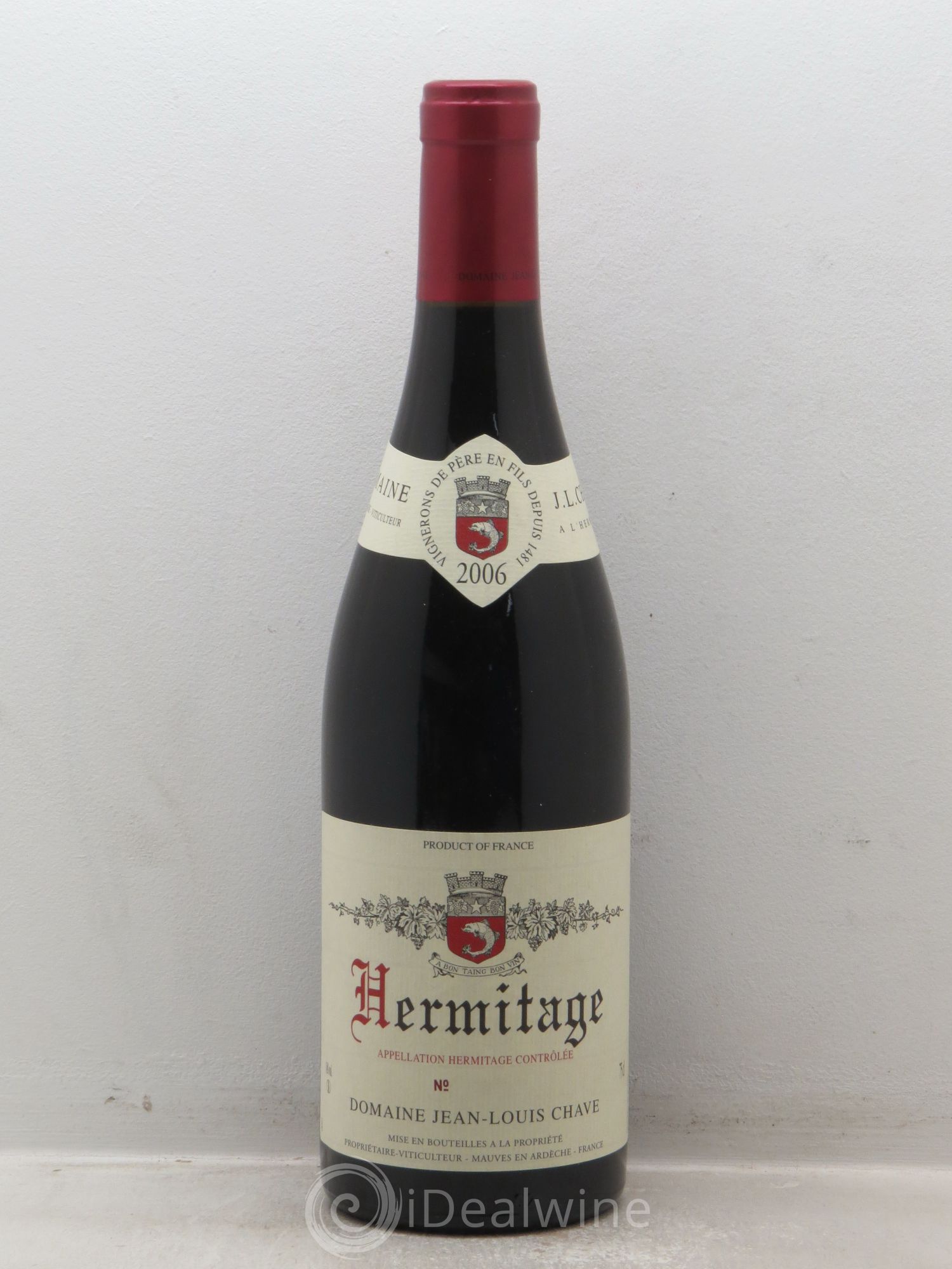 Hermitage Jean-Louis Chave 2006 - Lot de 1 bouteille - 0