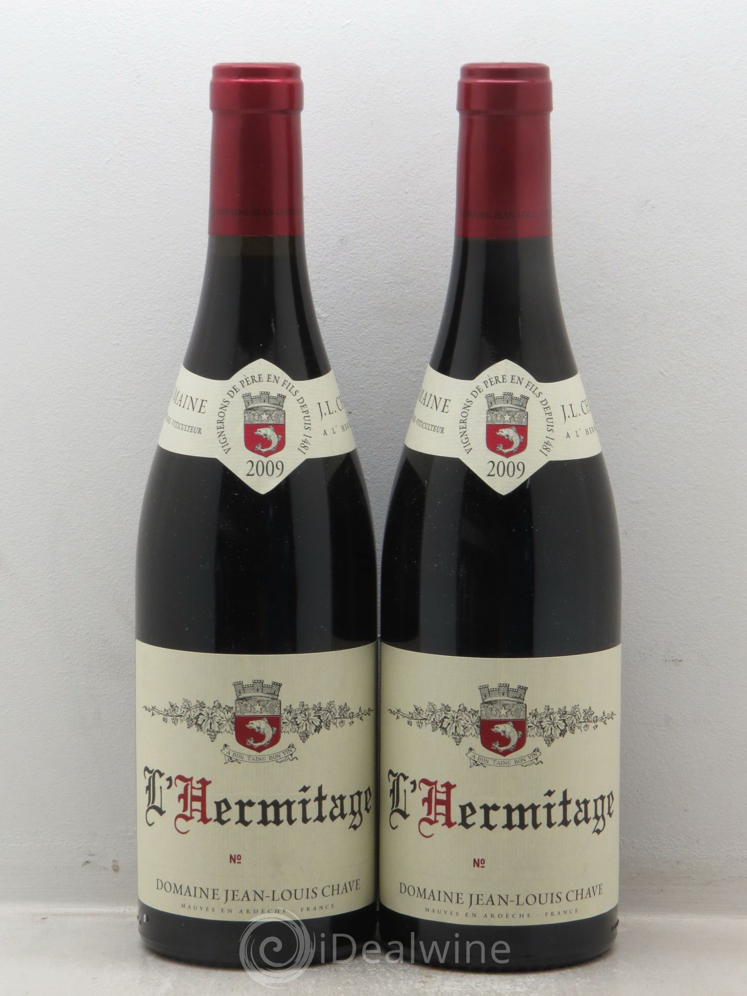 Hermitage Jean-Louis Chave 2009 - Lot de 2 bouteilles - 0
