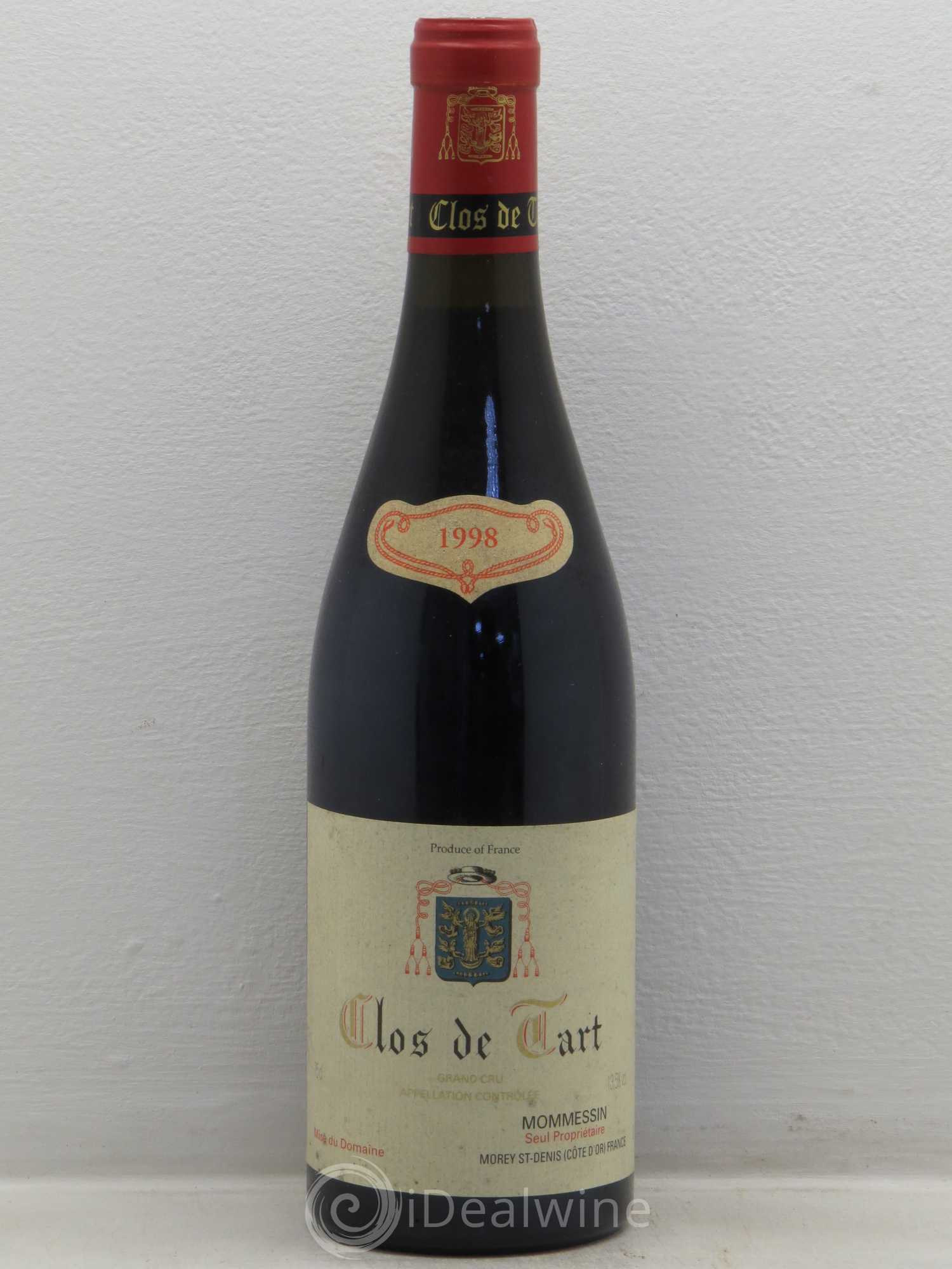 Clos de Tart Grand Cru Clos de Tart 1998 - Lot de 1 bouteille - 0