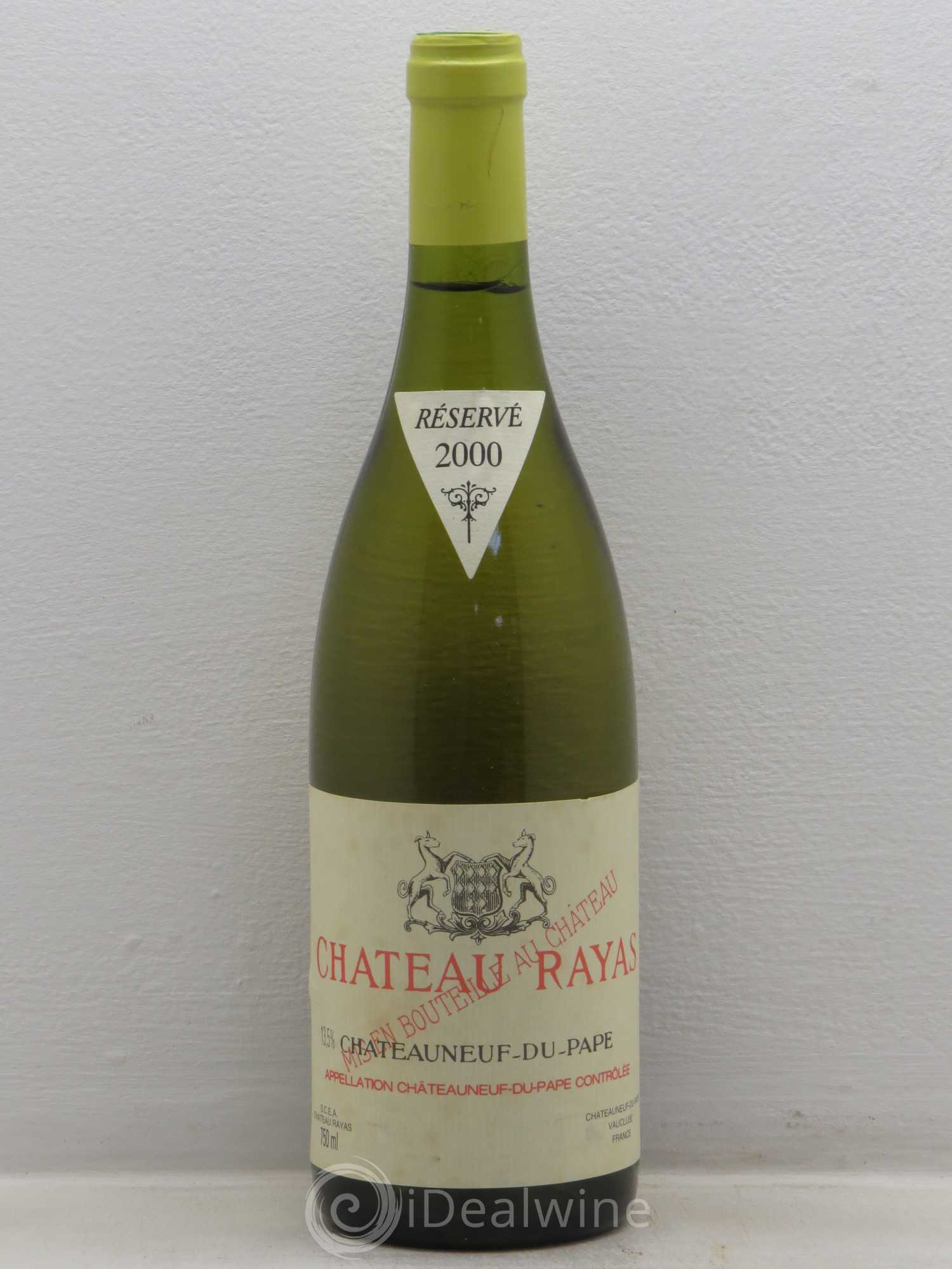 Châteauneuf-du-Pape Château Rayas Emmanuel Reynaud 2000 - Lot de 1 bouteille - 0
