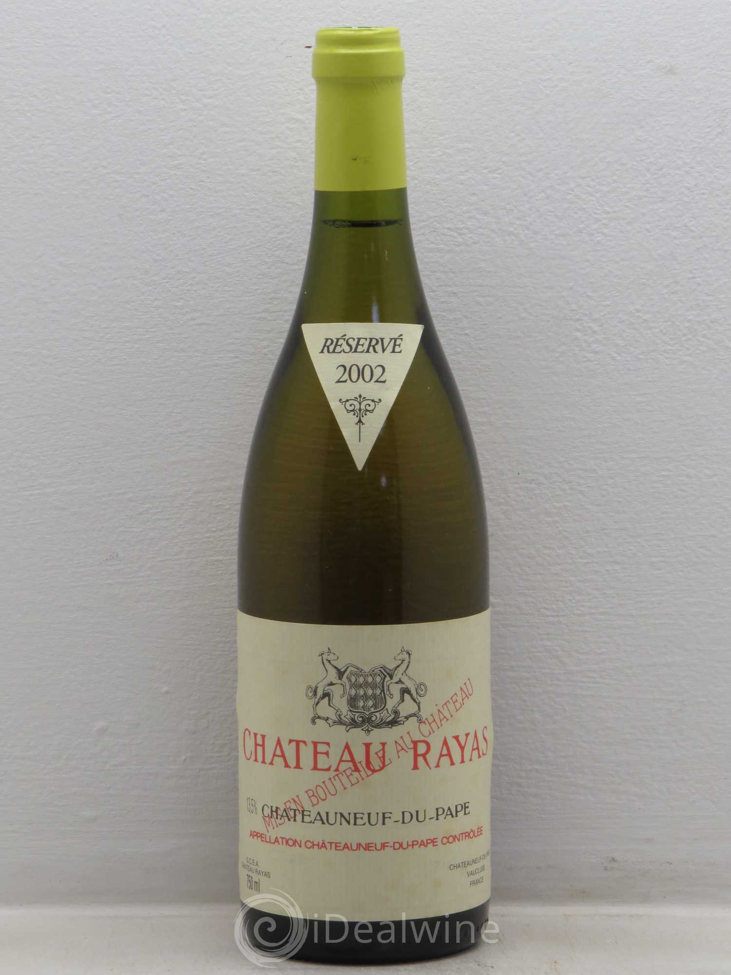 Châteauneuf-du-Pape Château Rayas Emmanuel Reynaud 2002 - Lot de 1 bouteille - 0