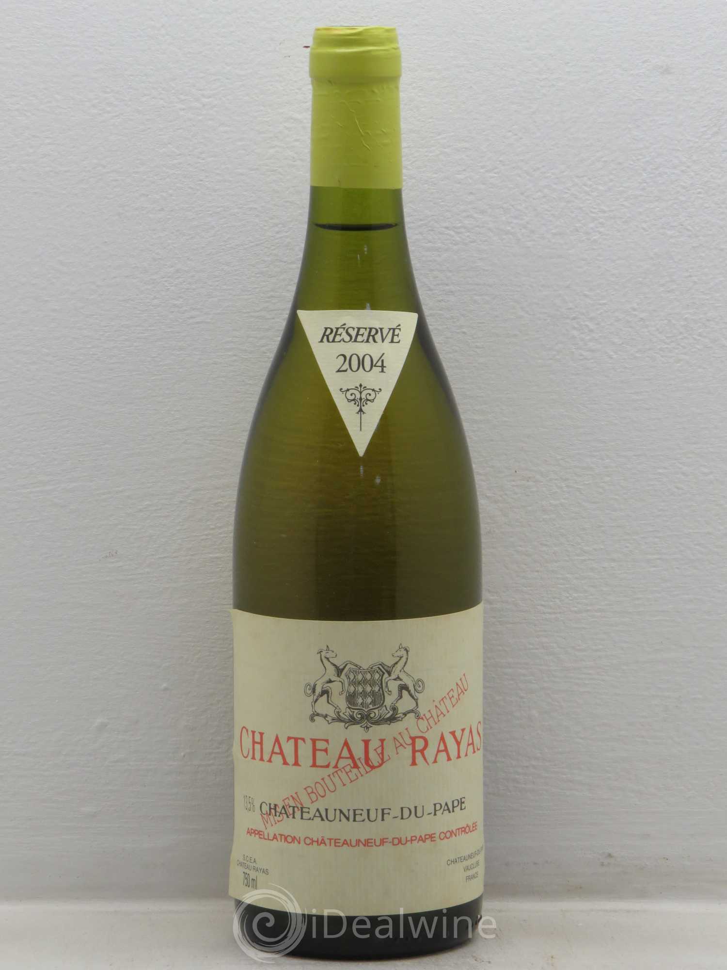 Châteauneuf-du-Pape Château Rayas Emmanuel Reynaud 2004 - Lot de 1 bouteille - 0