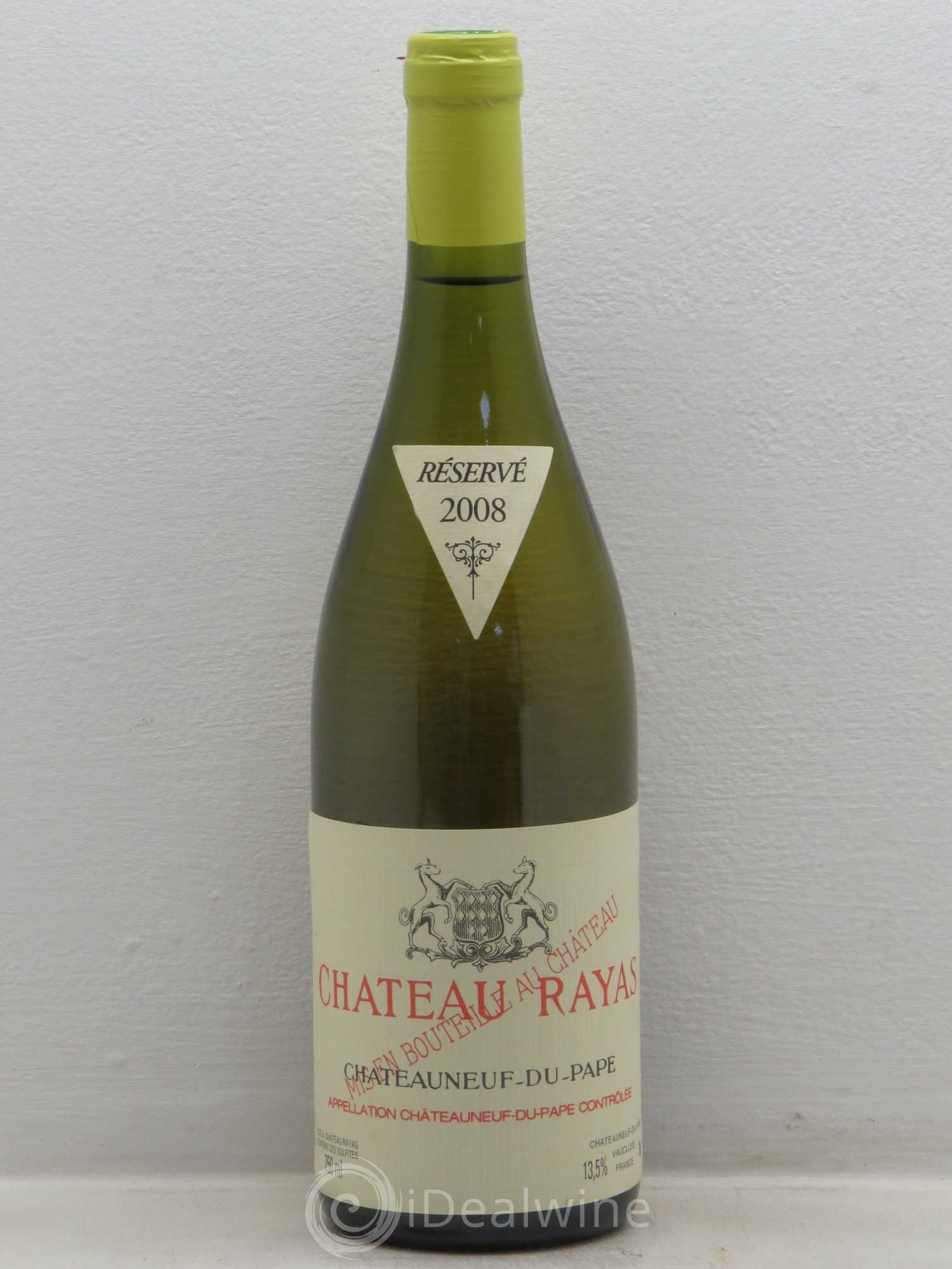 Châteauneuf-du-Pape Château Rayas Emmanuel Reynaud 2008 - Lot de 1 bouteille - 0