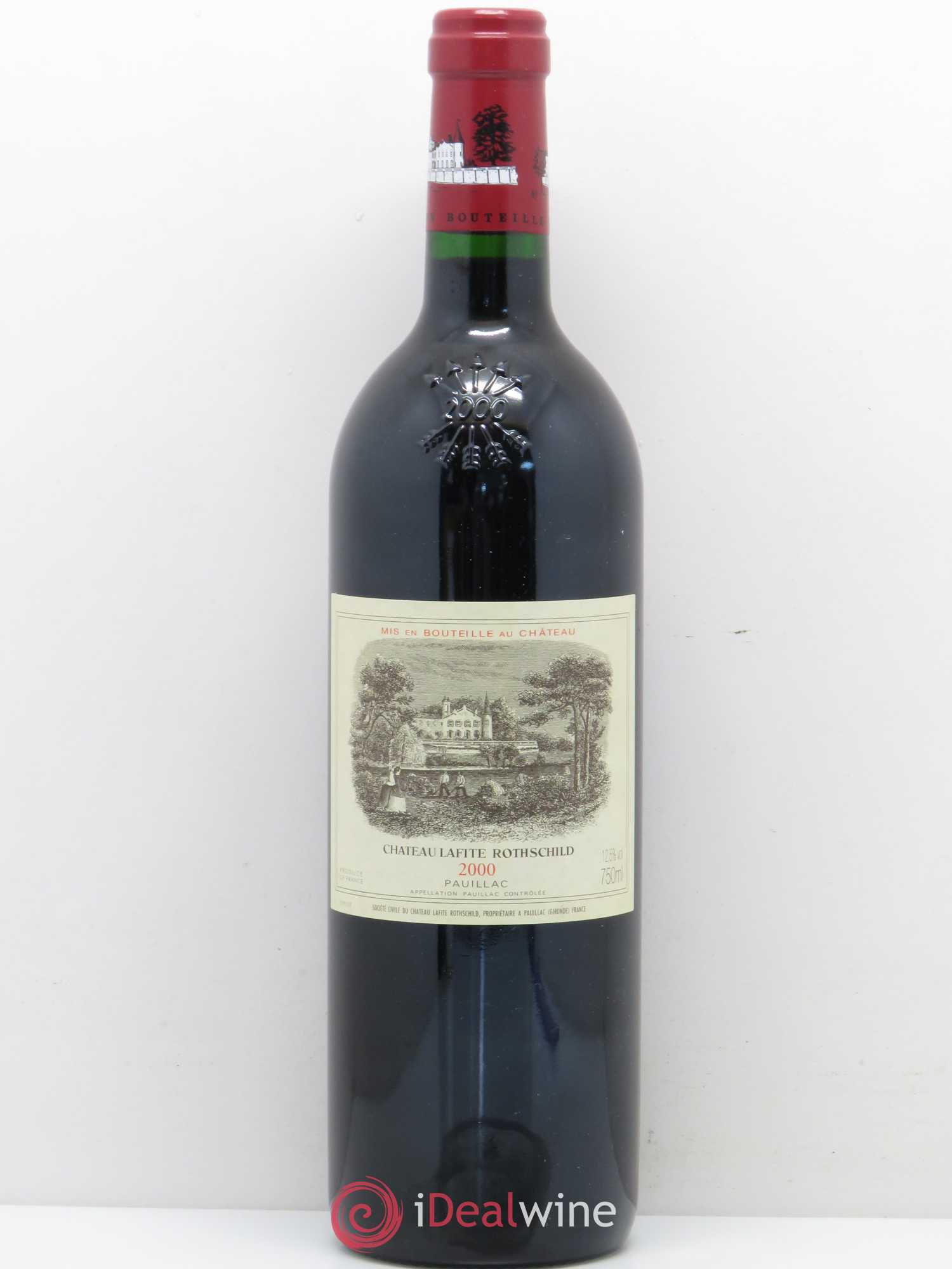 Château Lafite Rothschild 1er Grand Cru Classé 2000 - Lot de 1 bouteille - 0