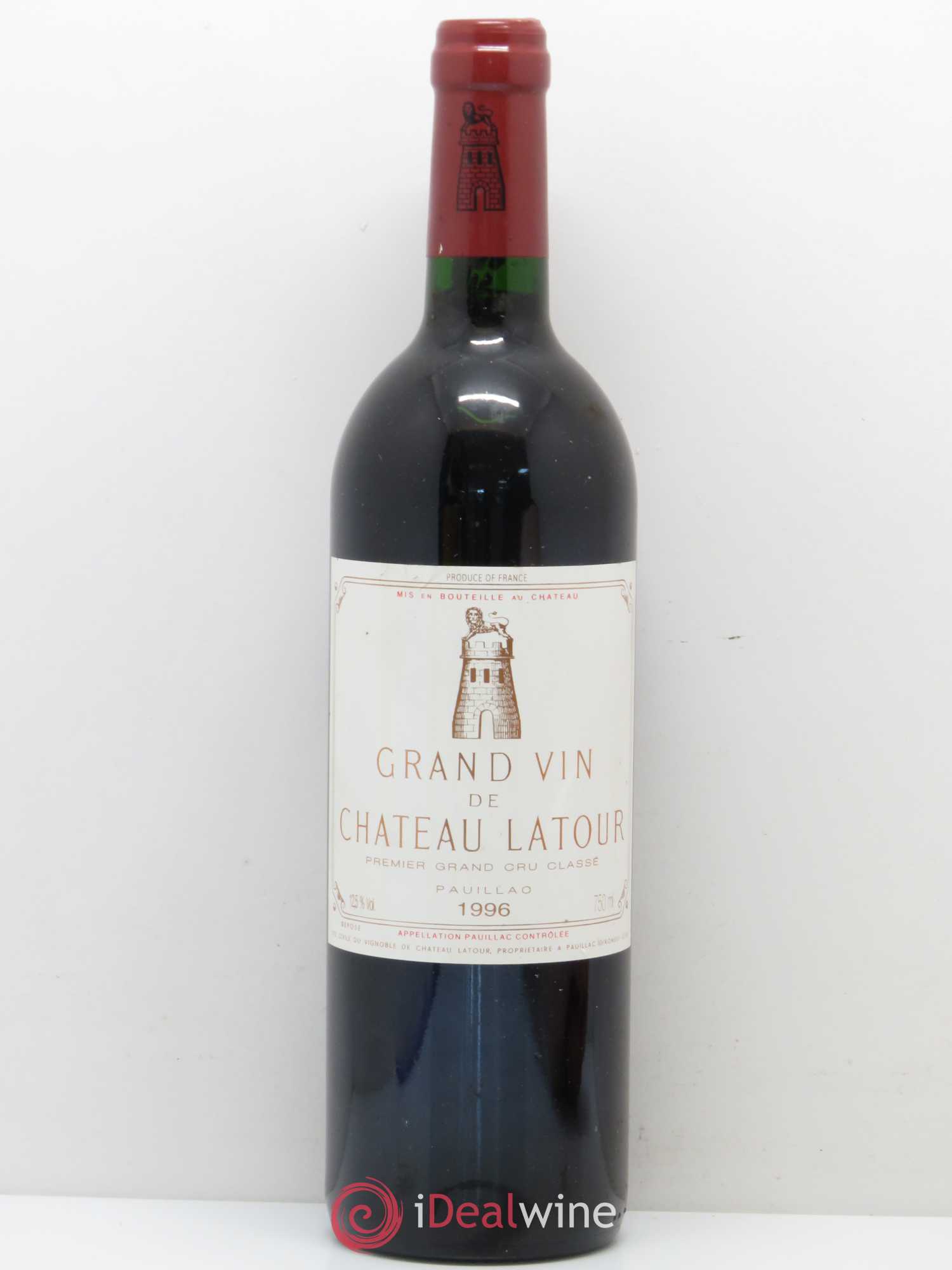Château Latour 1er Grand Cru Classé 1996 - Lot de 1 bouteille - 0