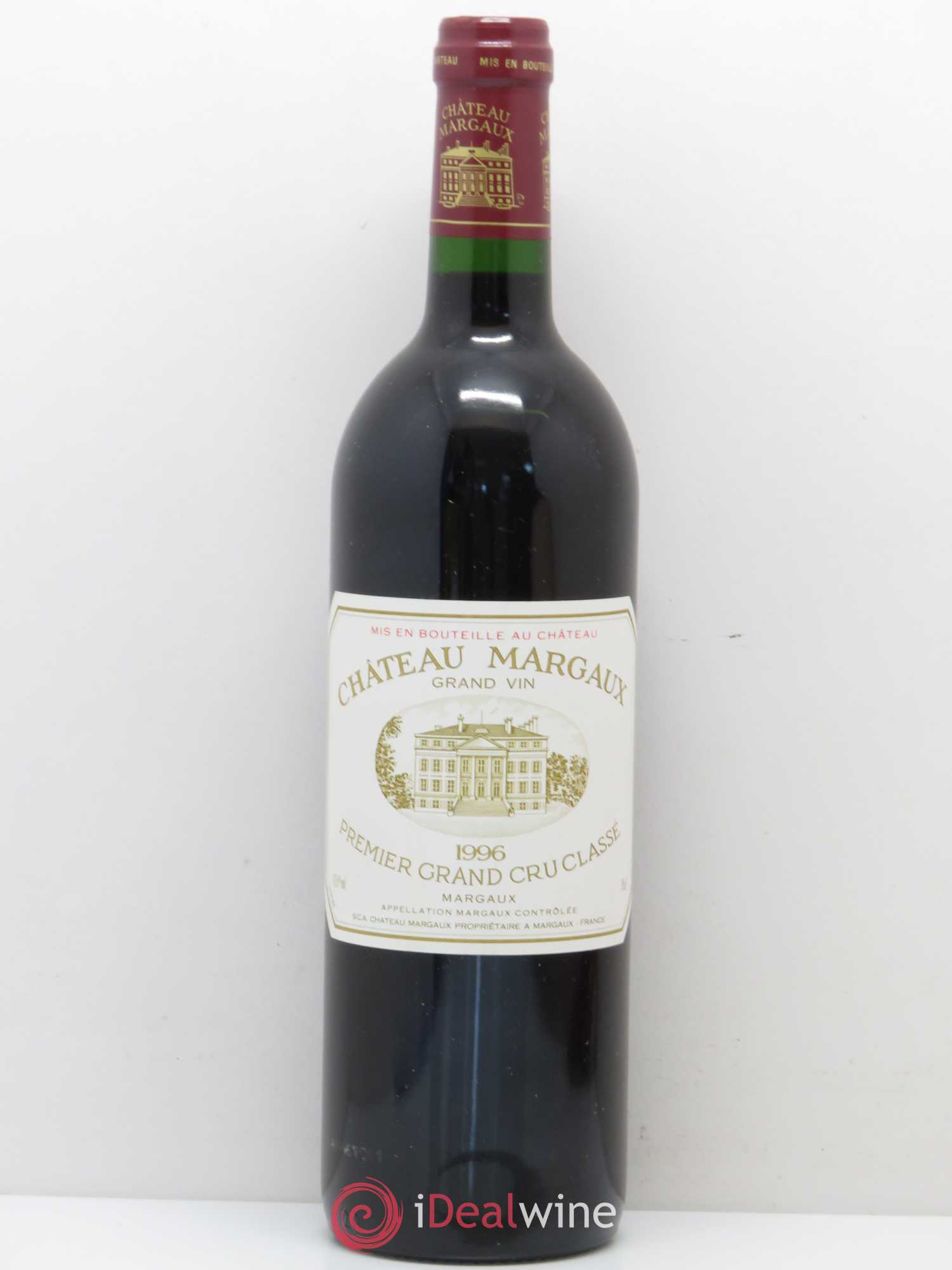 Château Margaux 1er Grand Cru Classé 1996 - Lot de 1 bouteille - 0