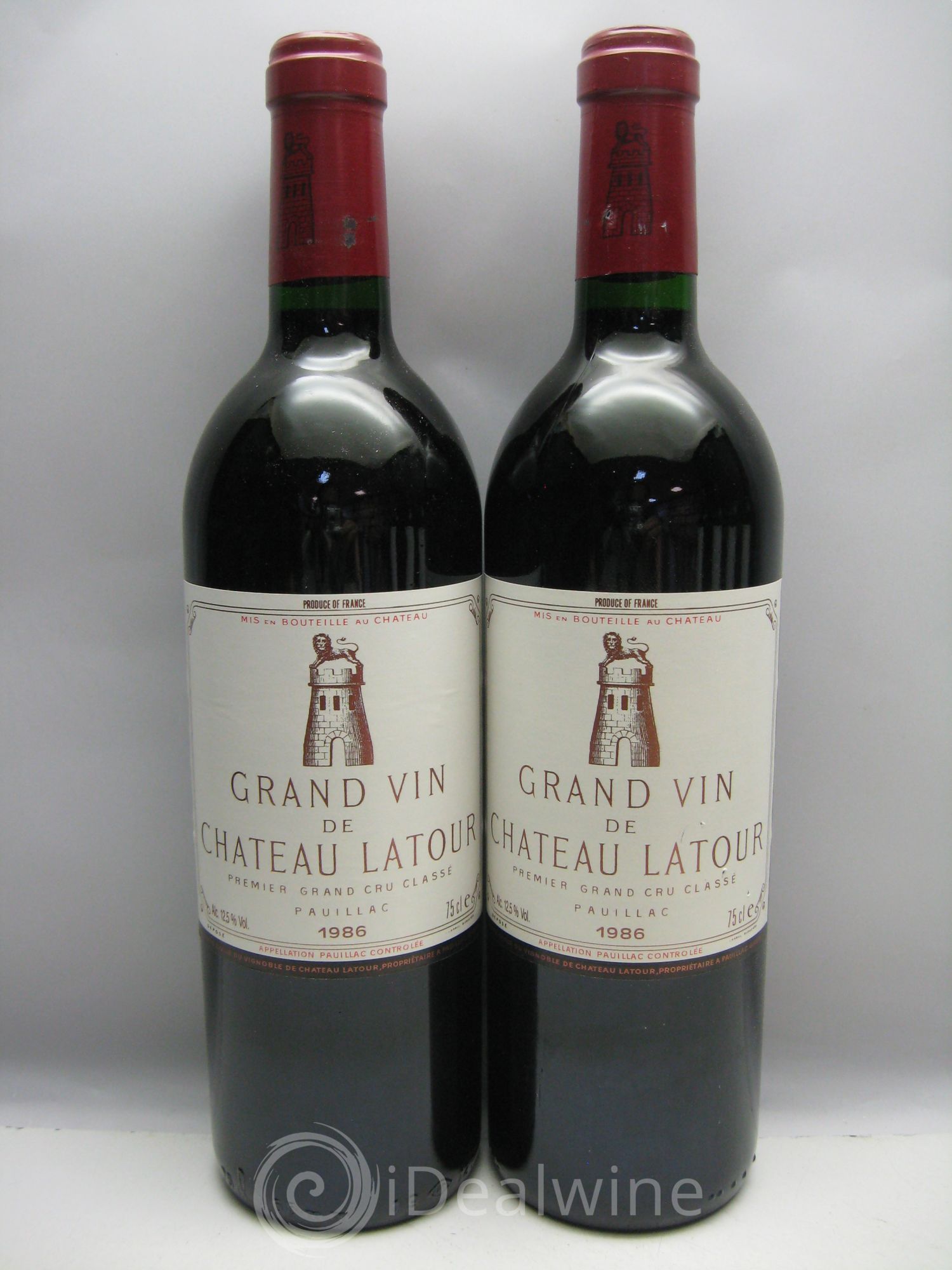 Château Latour 1er Grand Cru Classé 1986 - Lot de 6 bouteilles - 0