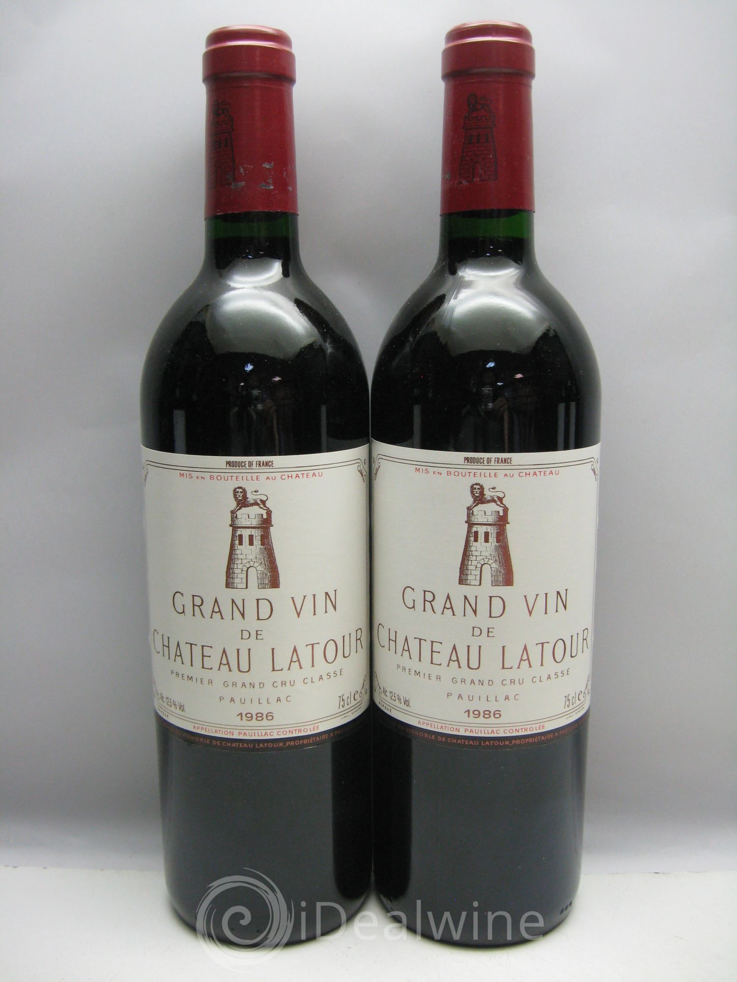 Château Latour 1er Grand Cru Classé 1986 - Lot de 6 bouteilles - 1