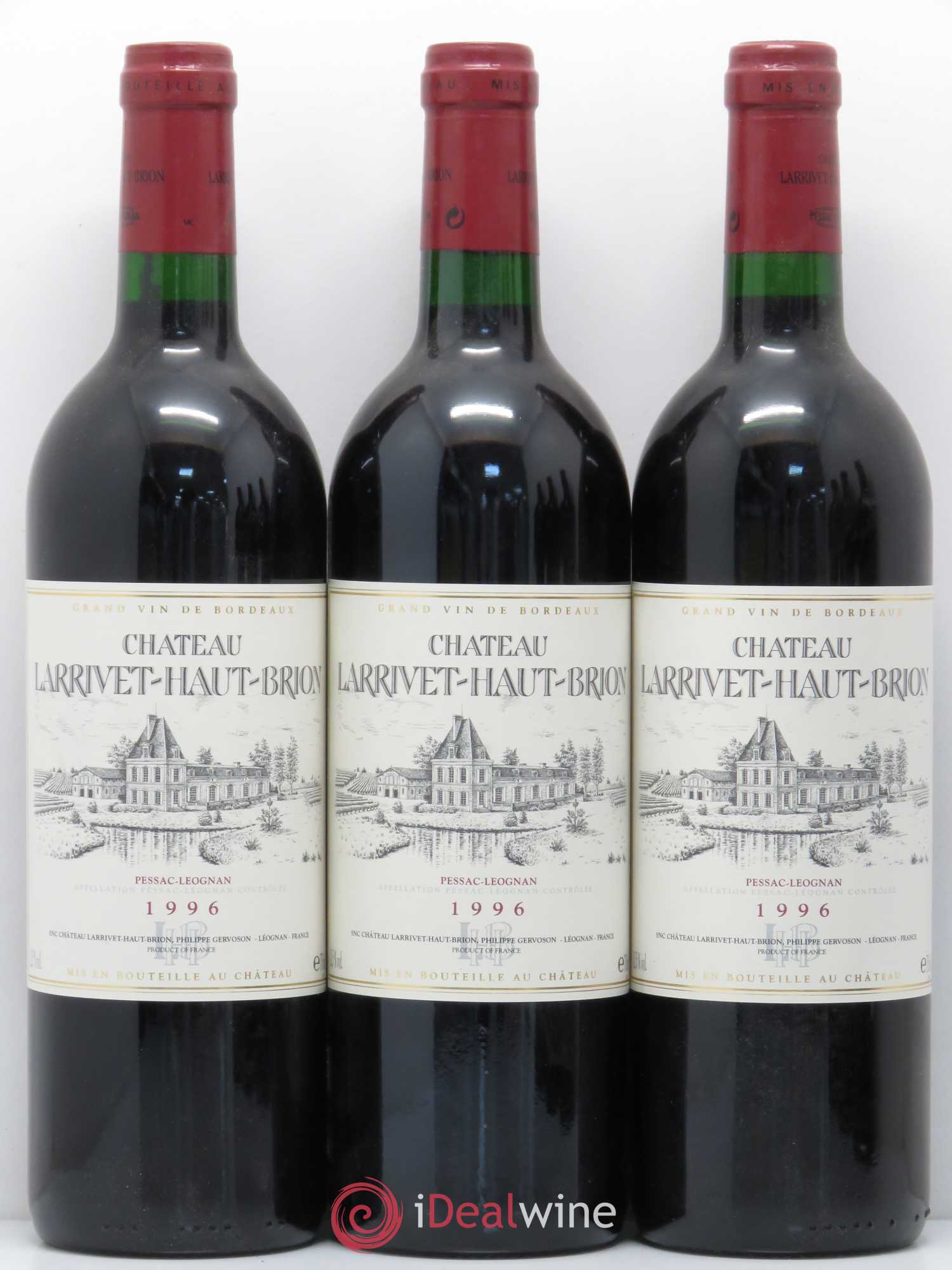 Château Larrivet Haut-Brion 1996 - Lot de 6 bouteilles - 1