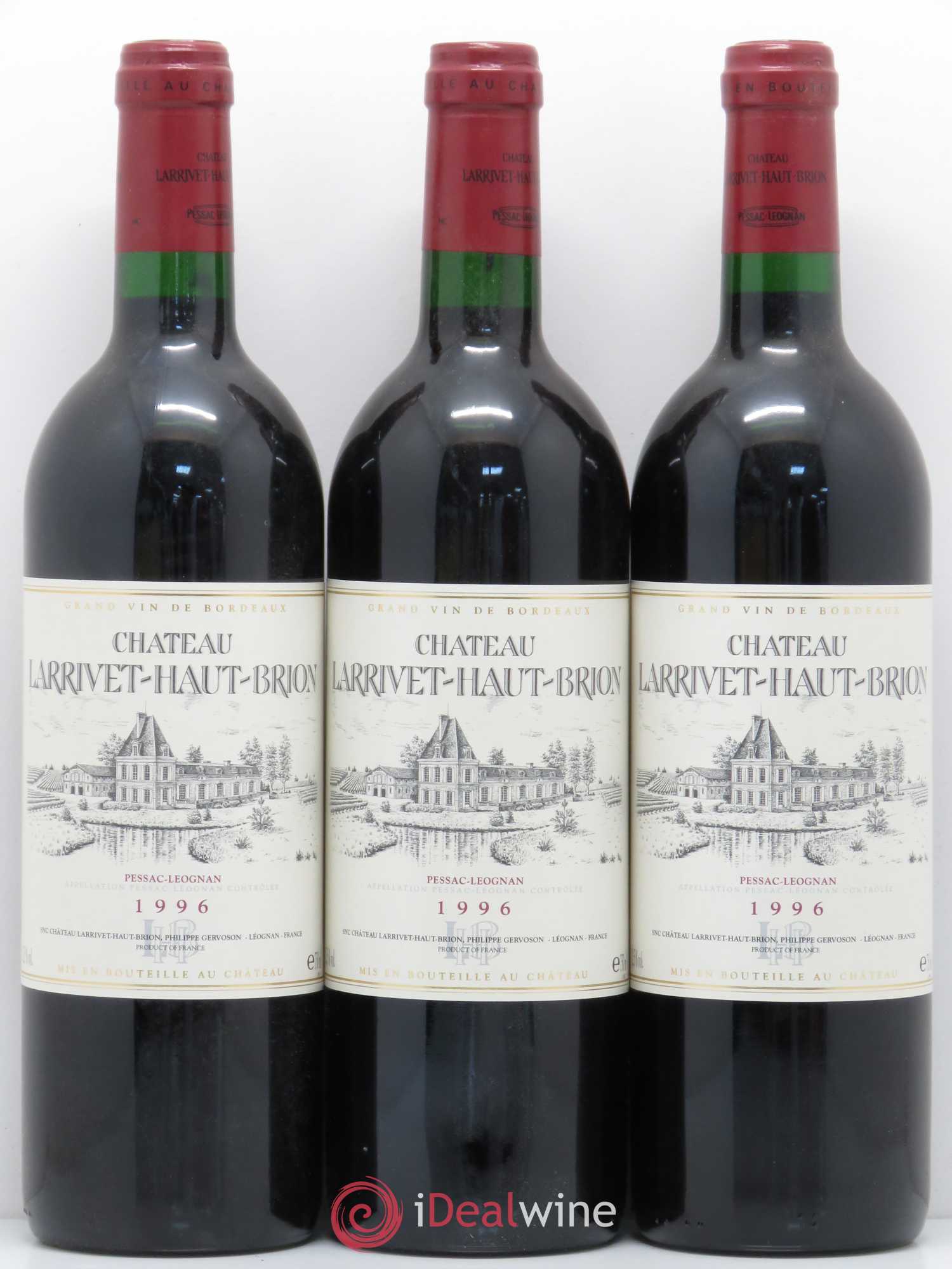 Château Larrivet Haut-Brion 1996 - Lot de 6 bouteilles - 2