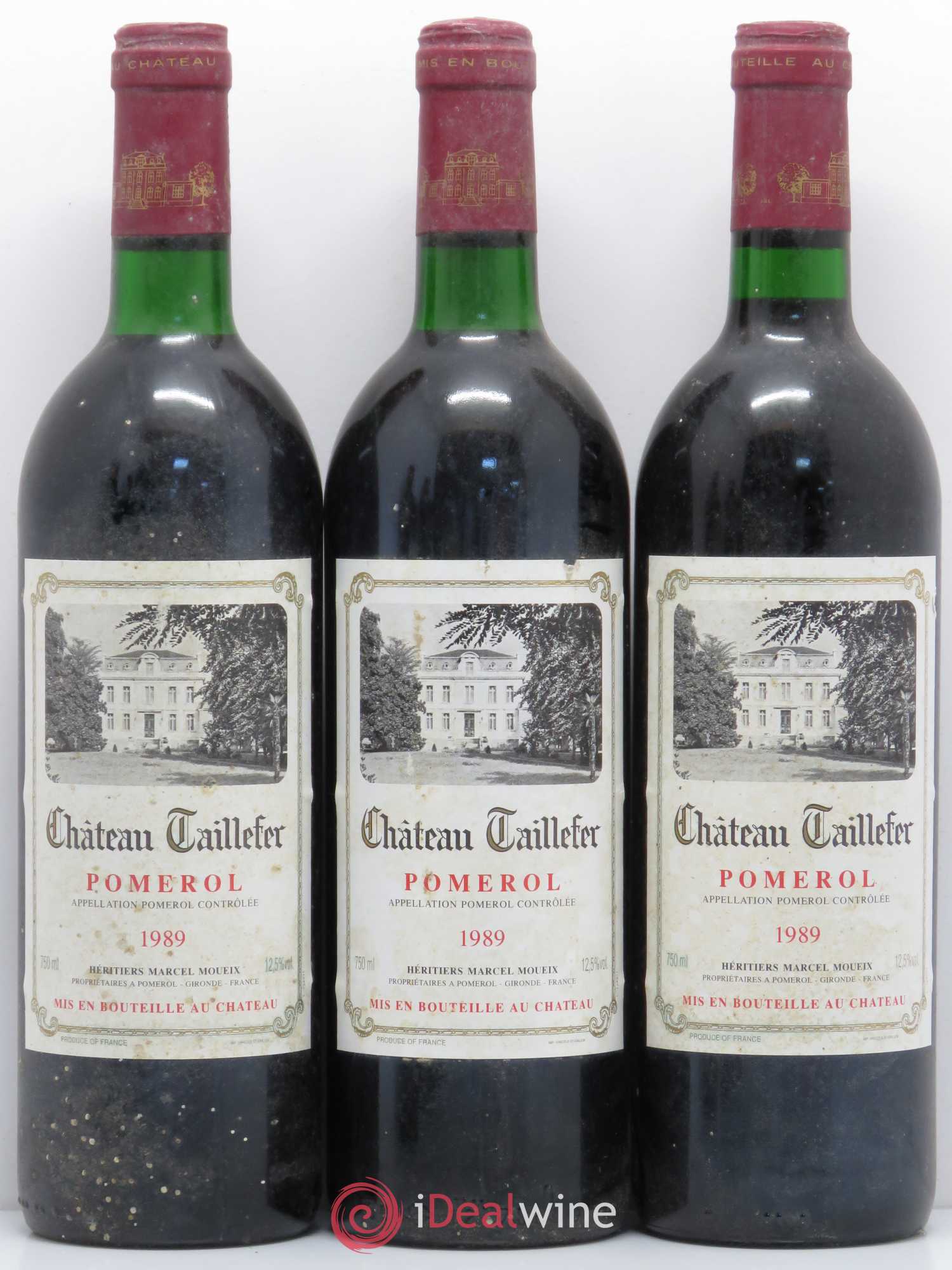 Château Taillefer 1989 - Lot de 6 bouteilles - 1