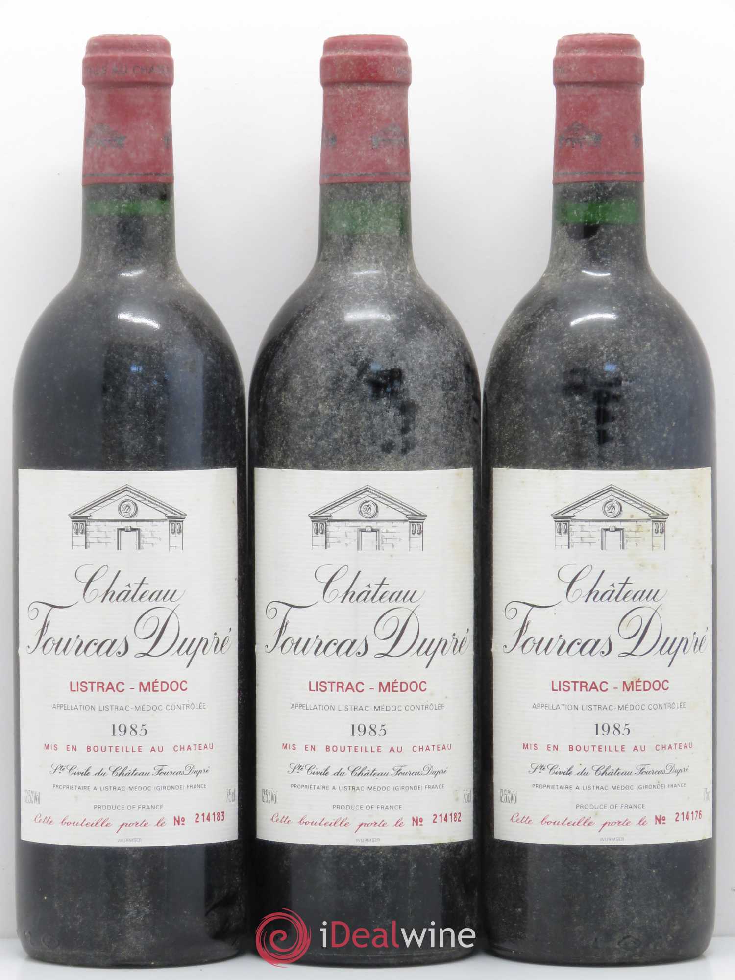 Château Fourcas Dupré 1985 - Lot de 6 bouteilles - 2