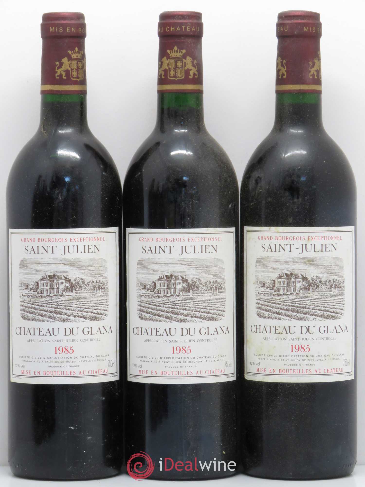 Château du Glana 1985 - Lot de 6 bouteilles - 1