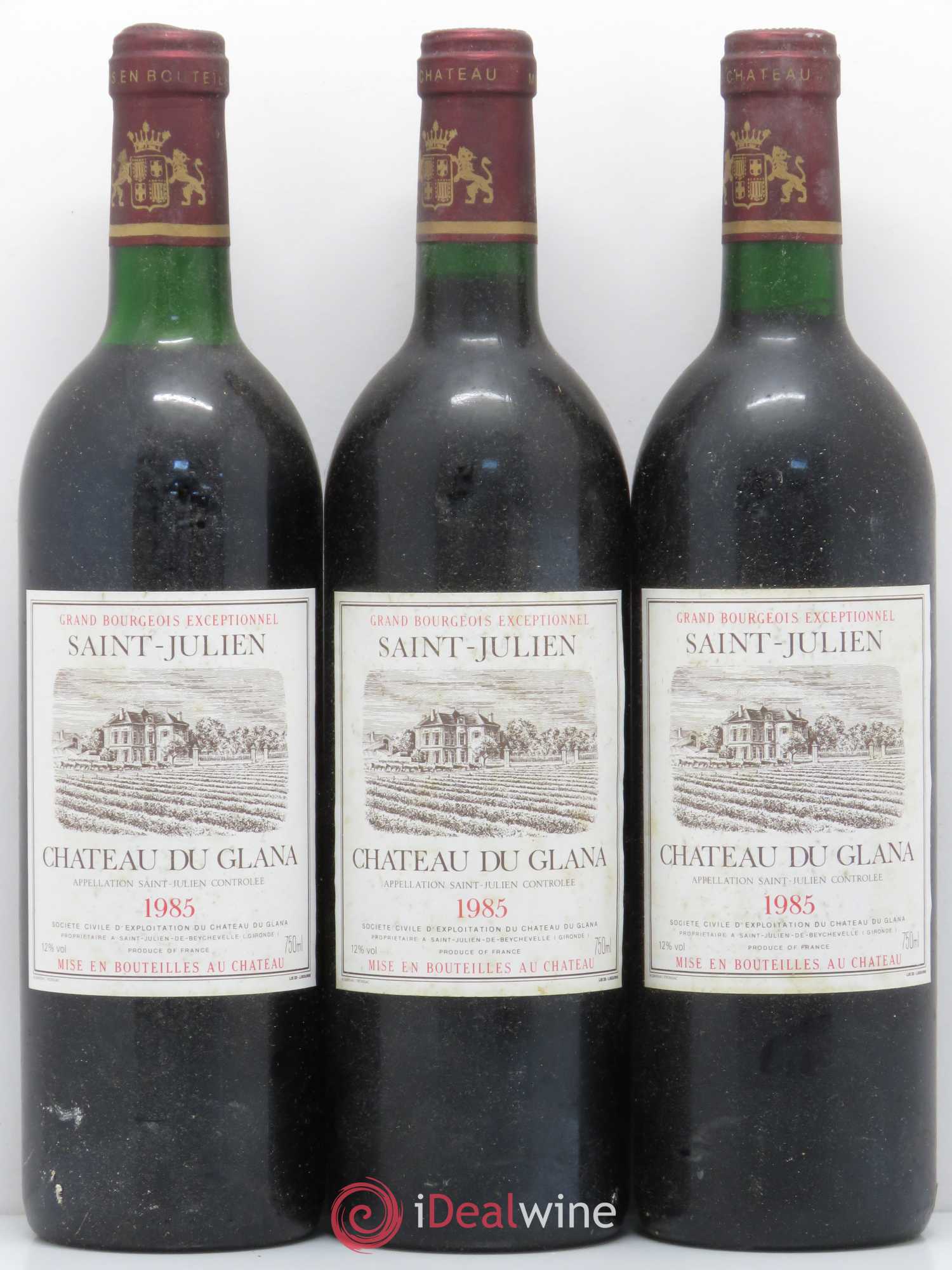 Château du Glana 1985 - Lot de 6 bouteilles - 2